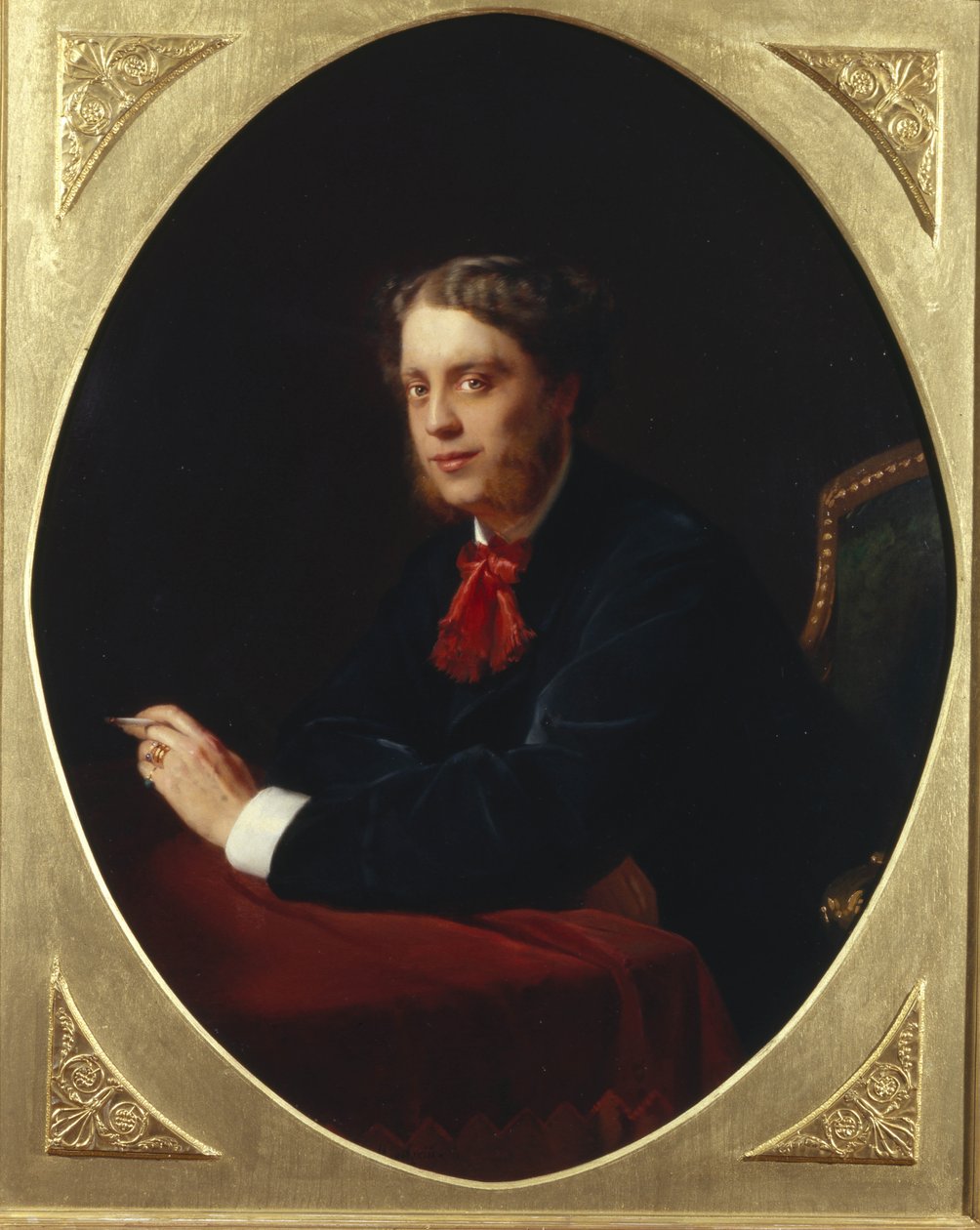 Portræt af grev Nikolay Sergeyevich Stroganov 1836-1905, 1865 af Konstantin Egorovich Makovsky