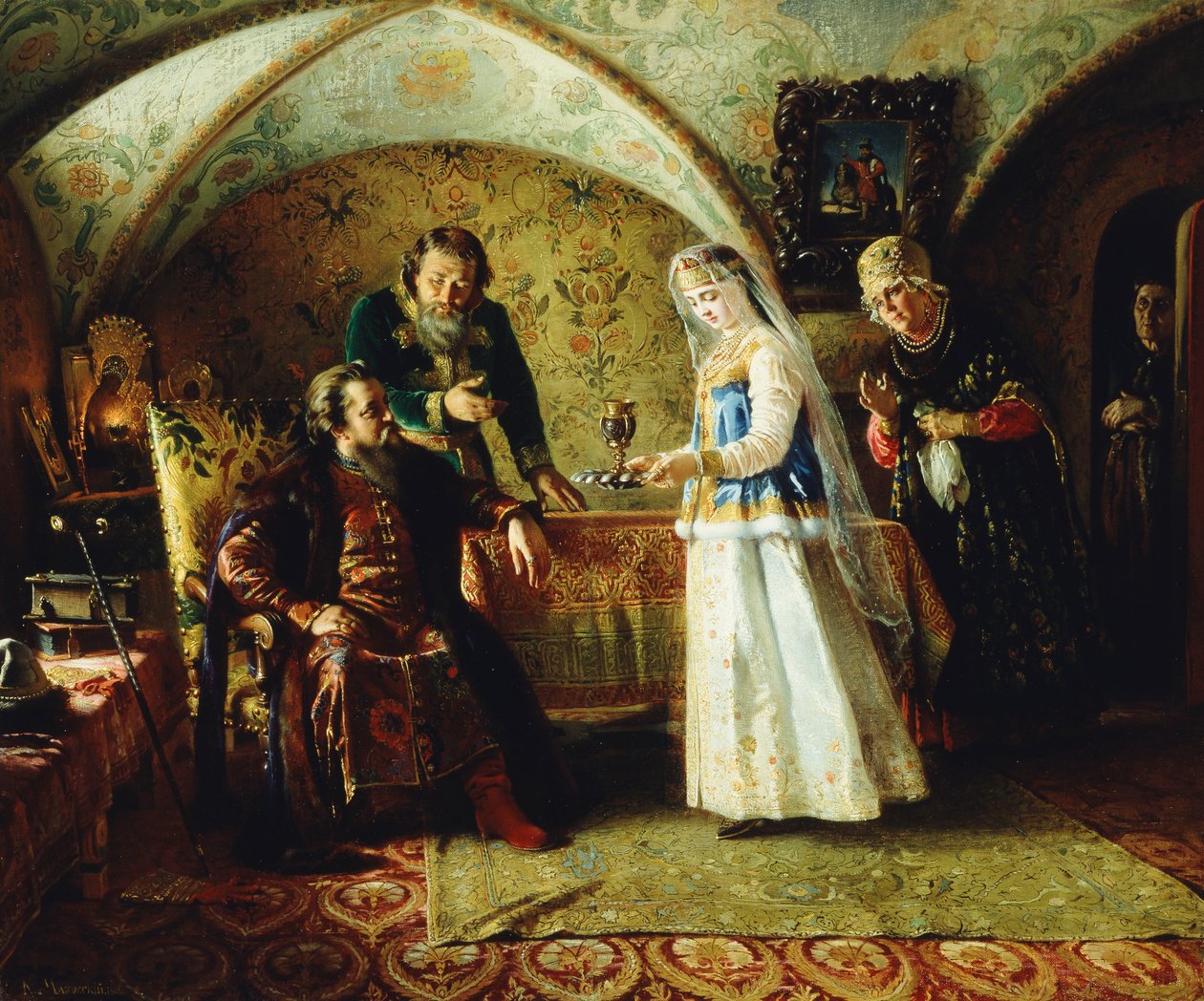 Indledningen, 1868 af Konstantin Egorovich Makovsky
