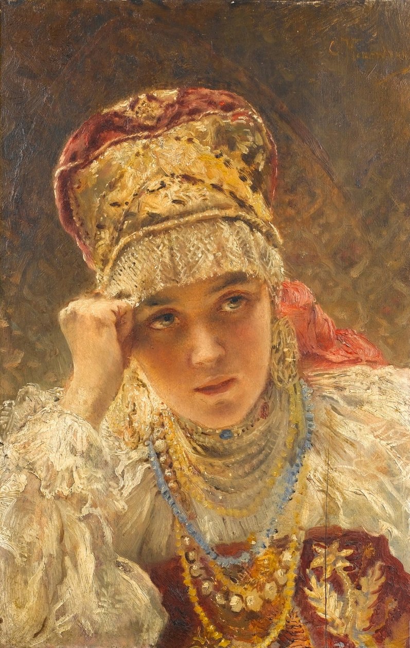 En ung boyarina af Konstantin Makovsky