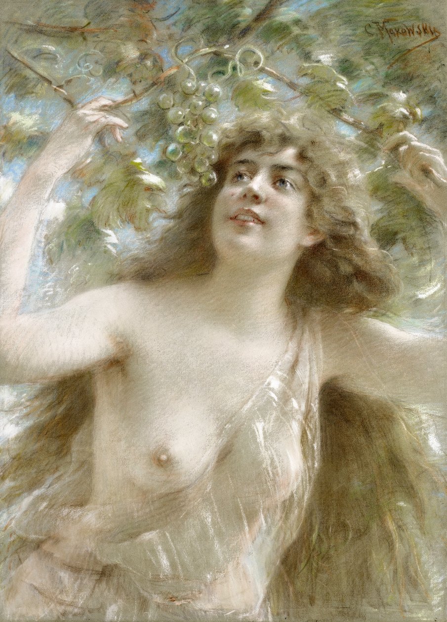 Bacchante af Konstantin Makovsky