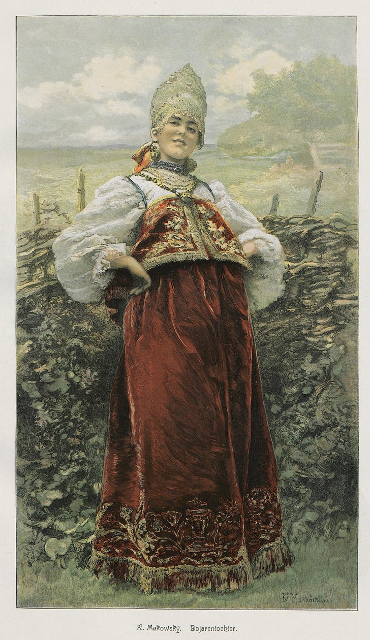 Boyar datter af Konstantin Makovsky