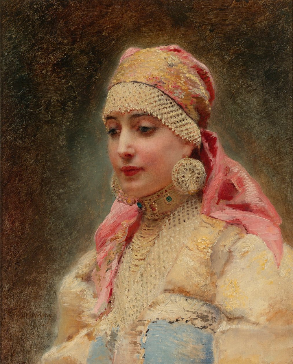 Makovsky Boyarynya af Konstantin Makovsky