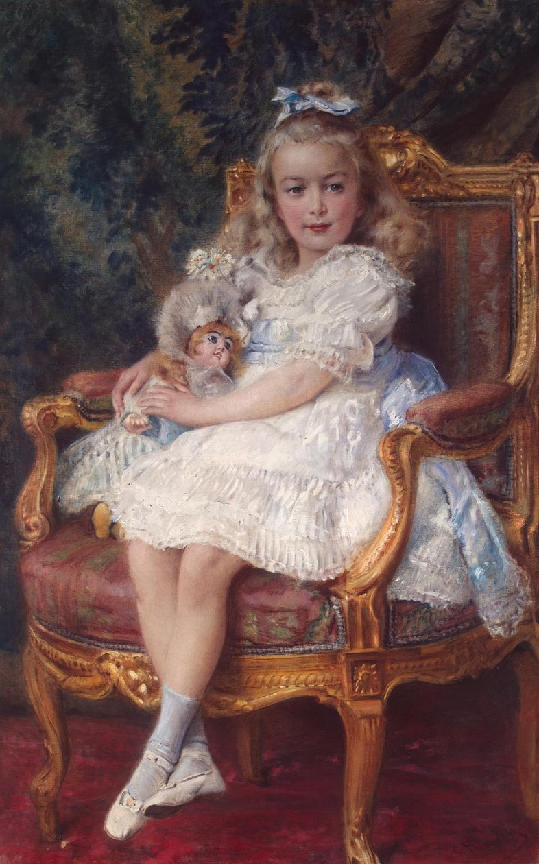Portræt af Varvara Bibikova af Konstantin Makovsky