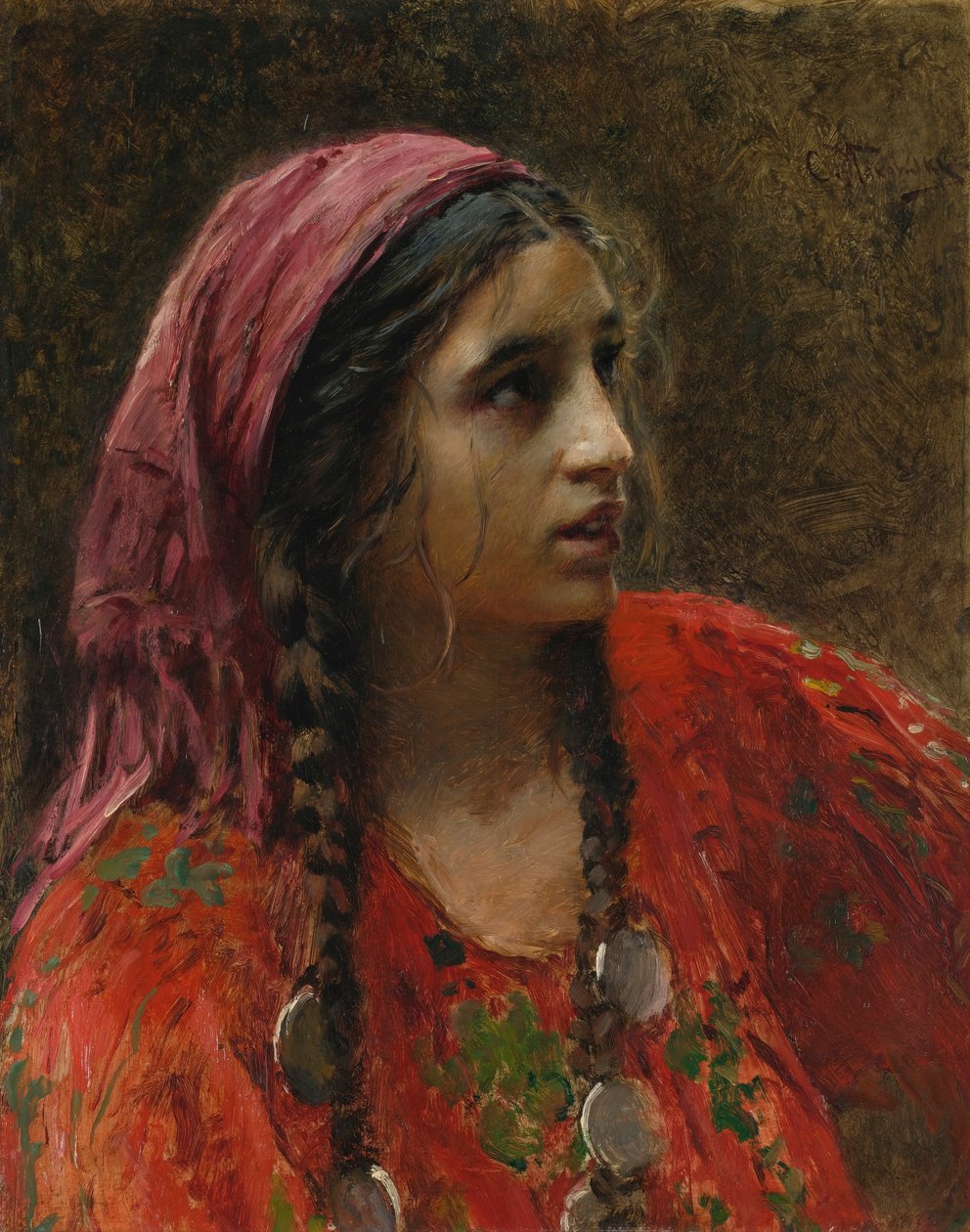 Russisk: "Sigøjner" Sigøjner af Konstantin Makovsky