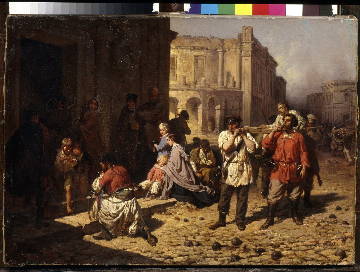 Belejringen af Sevastopol i 1854 af Konstantin Nikolaevich Filippov