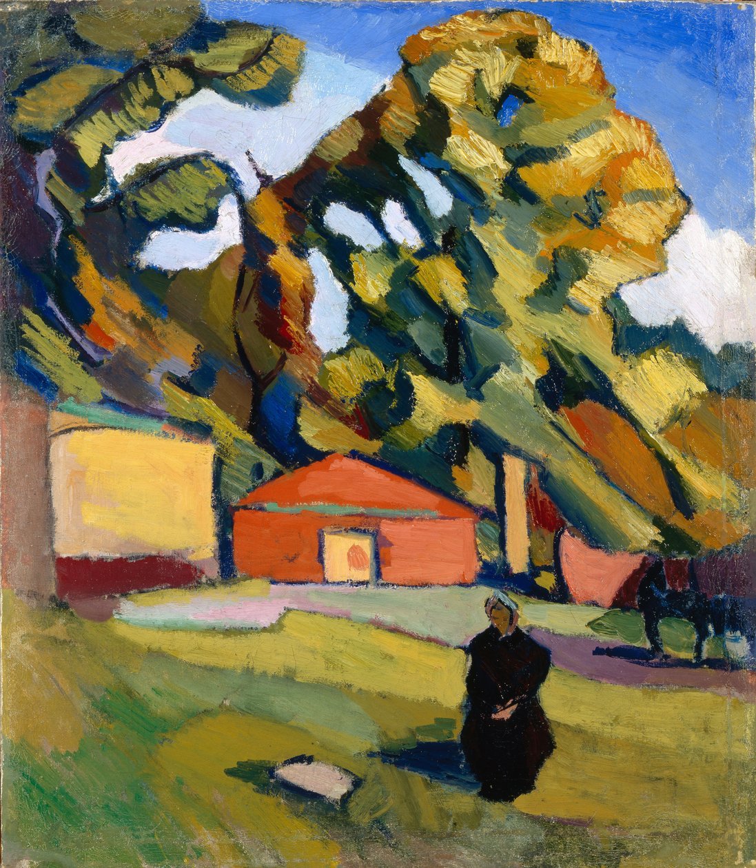 Dekorativt landskab, 1928-1929 af Konstantin Nikolayevich Istomin