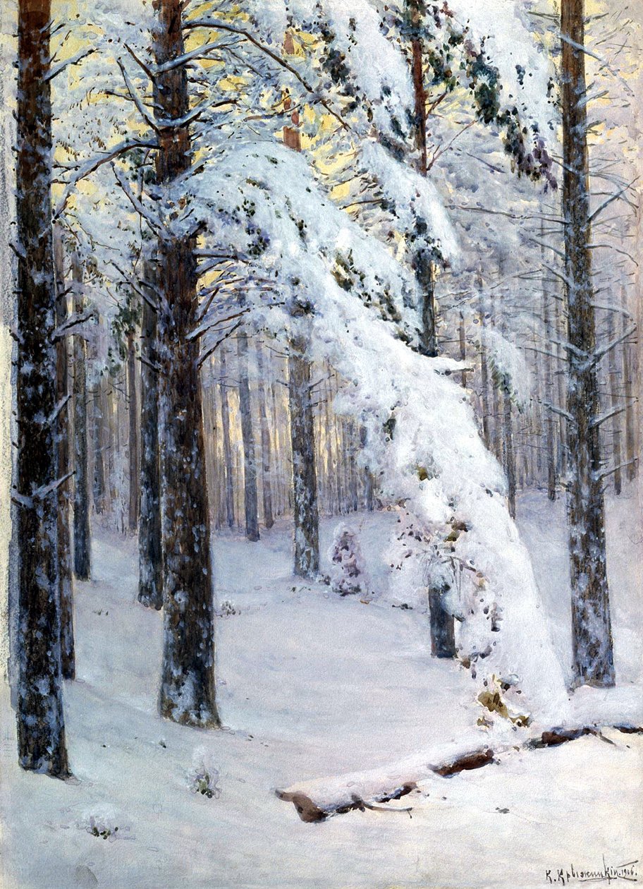Vinter Skov af Konstantin Yakovlevich Kryzhitsky