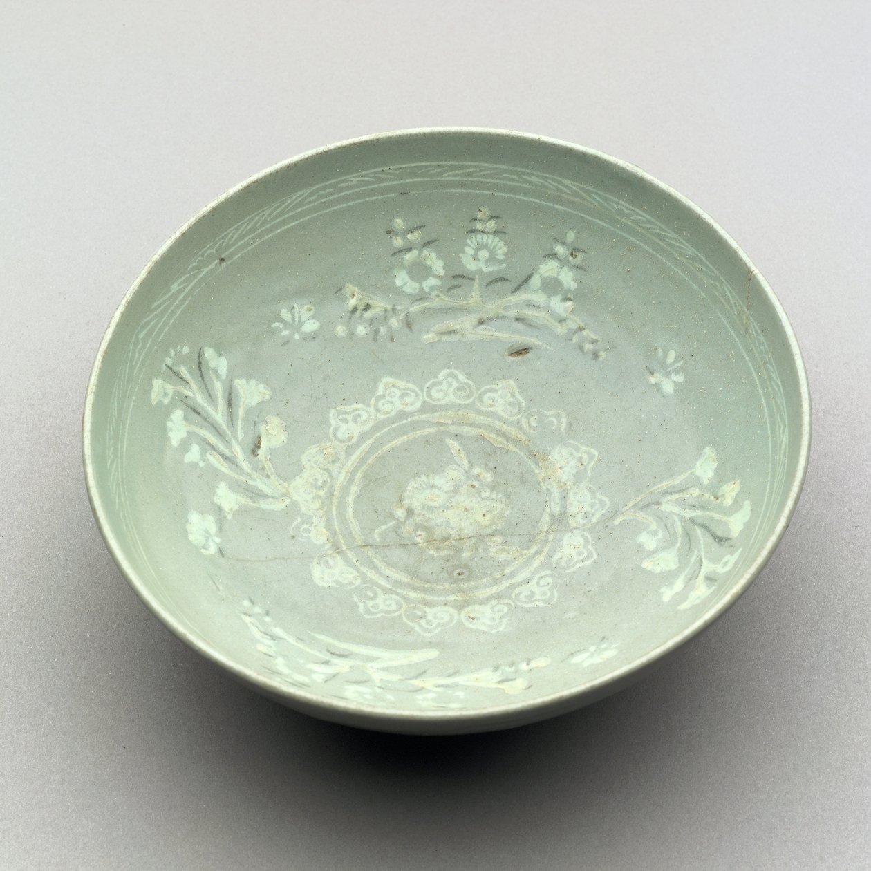 Skål med celadon glasur, 1250-1350 (keramik) af Korean School