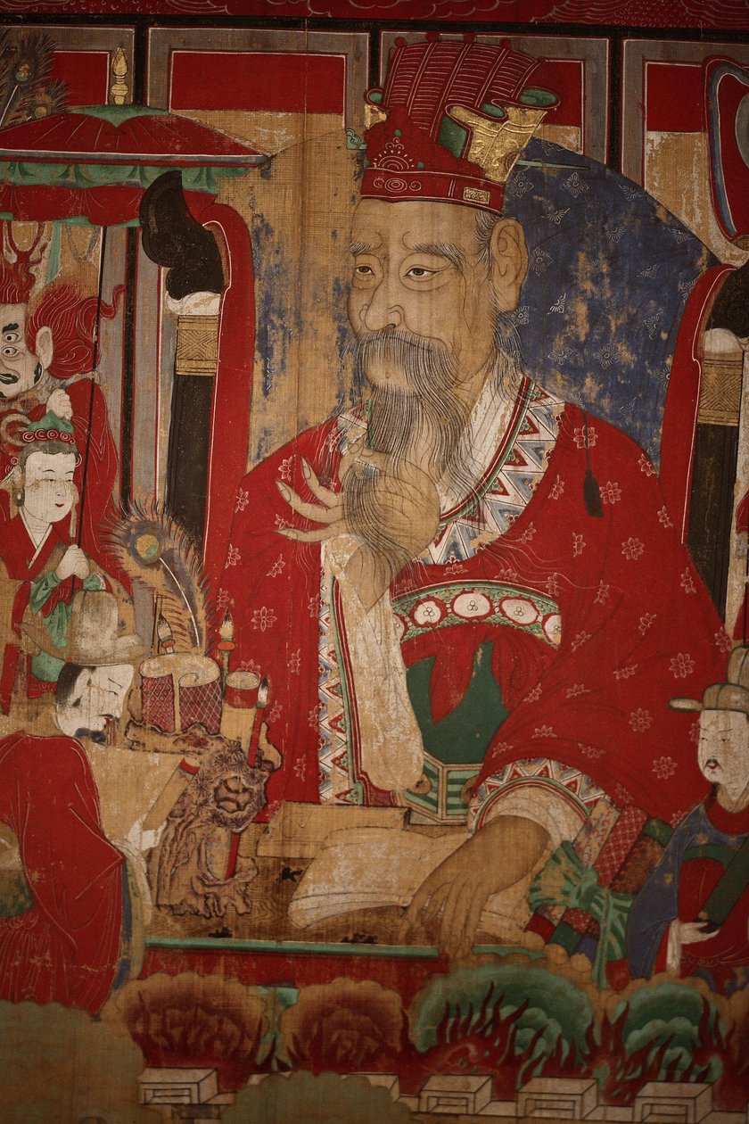 Byeonseong, den sjette konge af helvede (detaljer), 1798 af Korean School