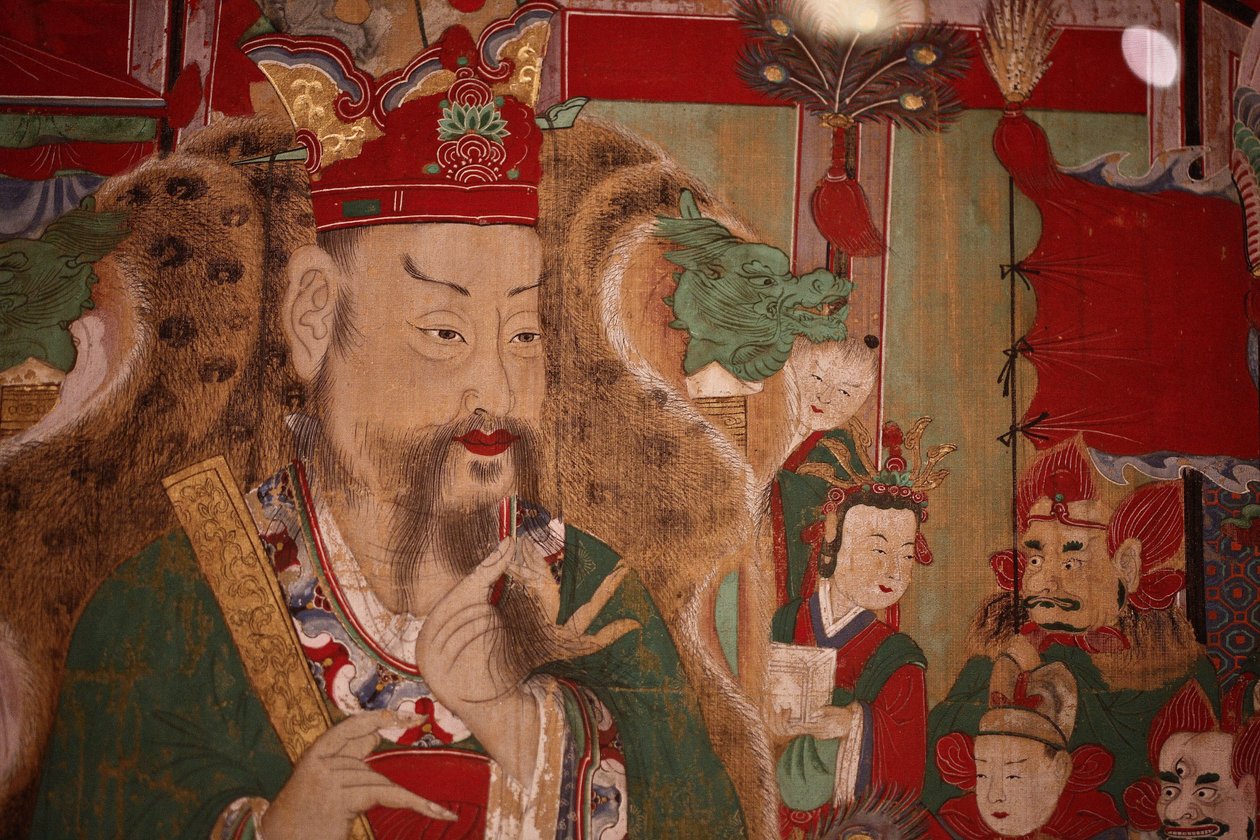 Ogwan, den fjerde konge af helvede (detaljer), 1798 af Korean School