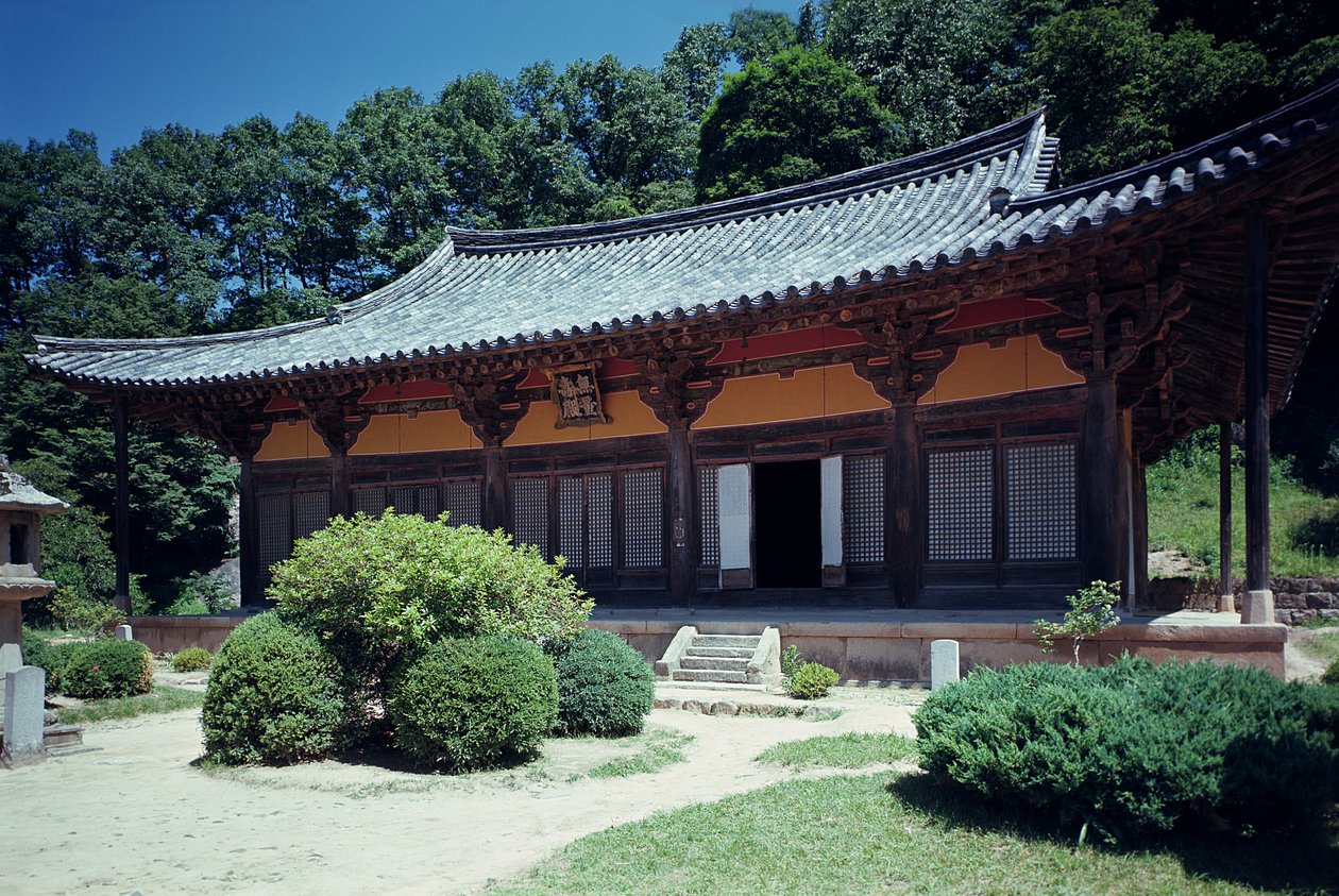 Pusok-sa-templet, genopbygget 1358 af Korean School