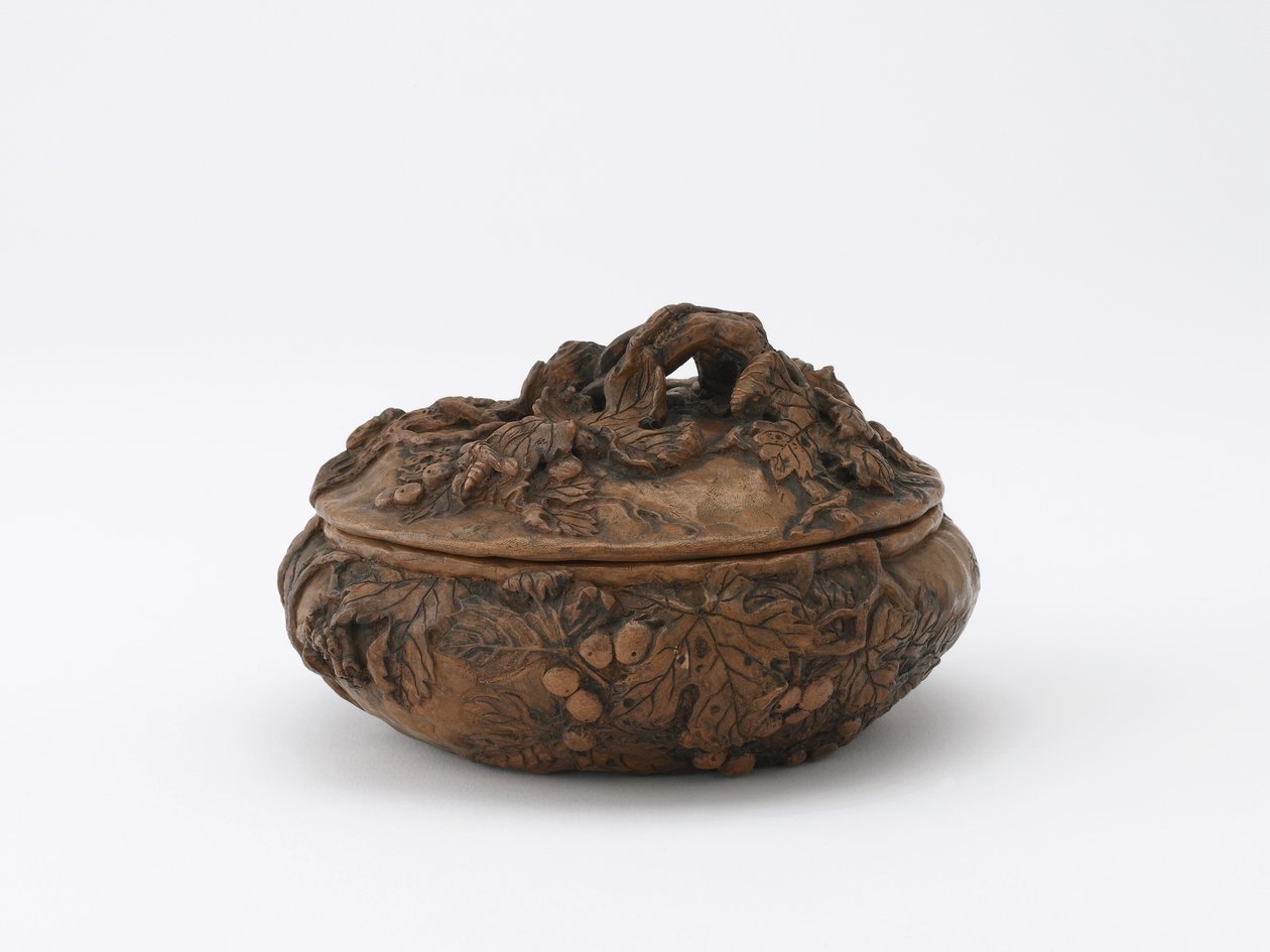 Cirkulær æske, Tokyo, Meiji-æra, ca. 1878-86 (keramik) af Koren