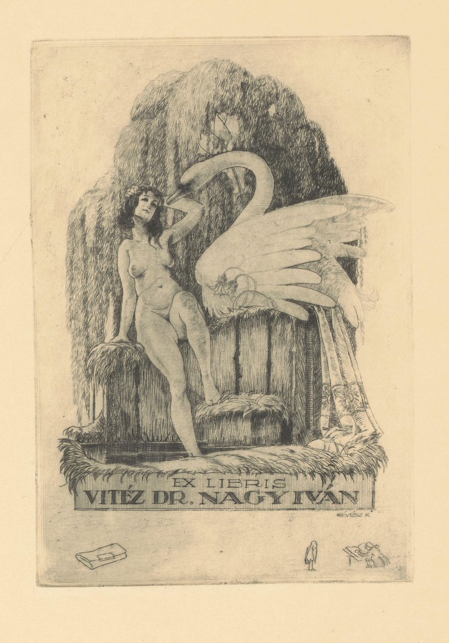 Ex libris er af Iván Nagy Ex libris modige dr. Iván Nagy (titel på objekt) af Kornél Révész