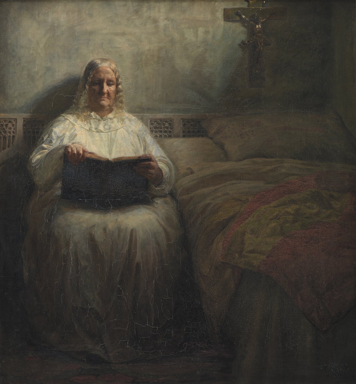 Leonora Christina i Maribo Kloster af Kristian Zahrtmann