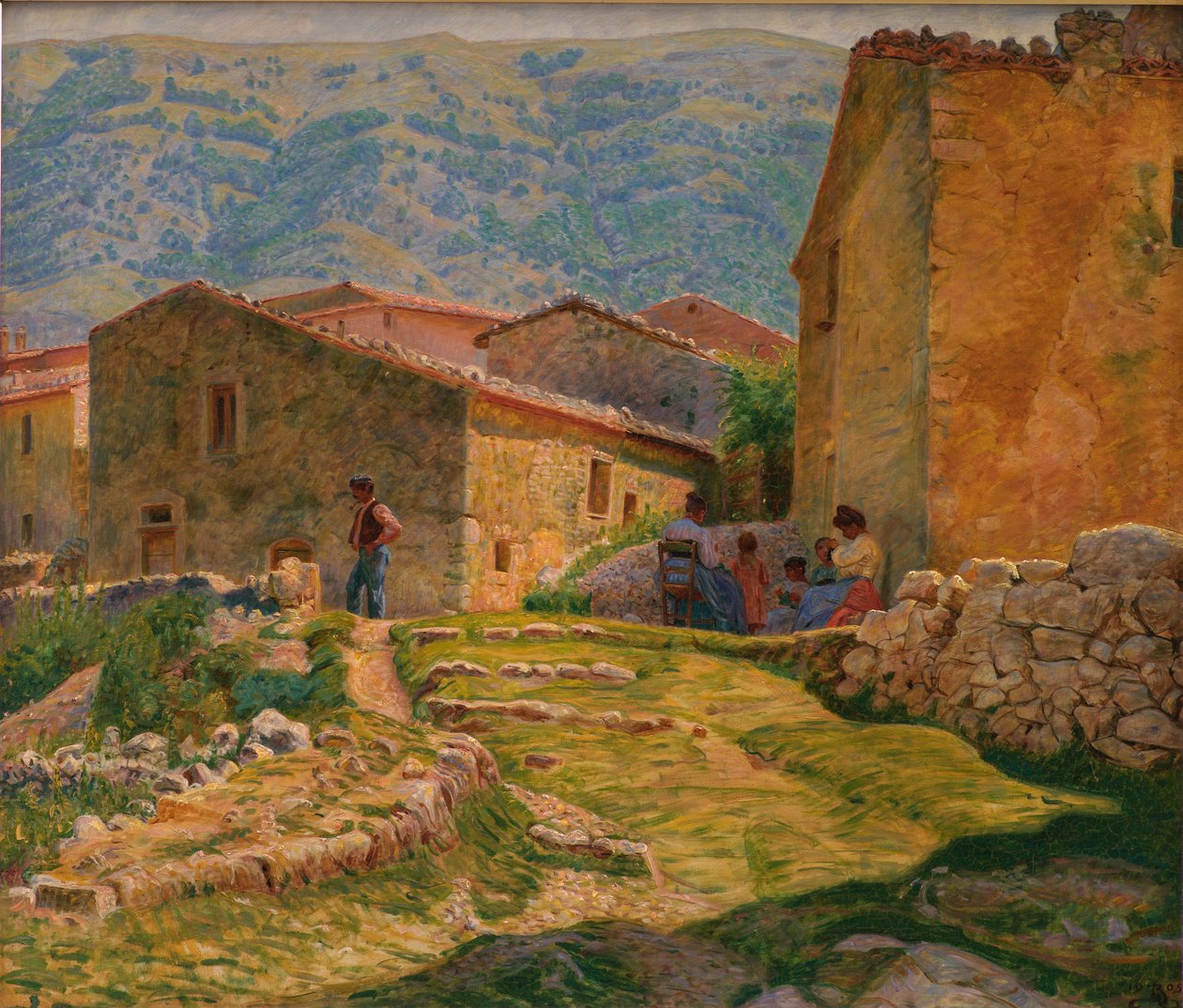 Solskinseftermiddag i Civita d
