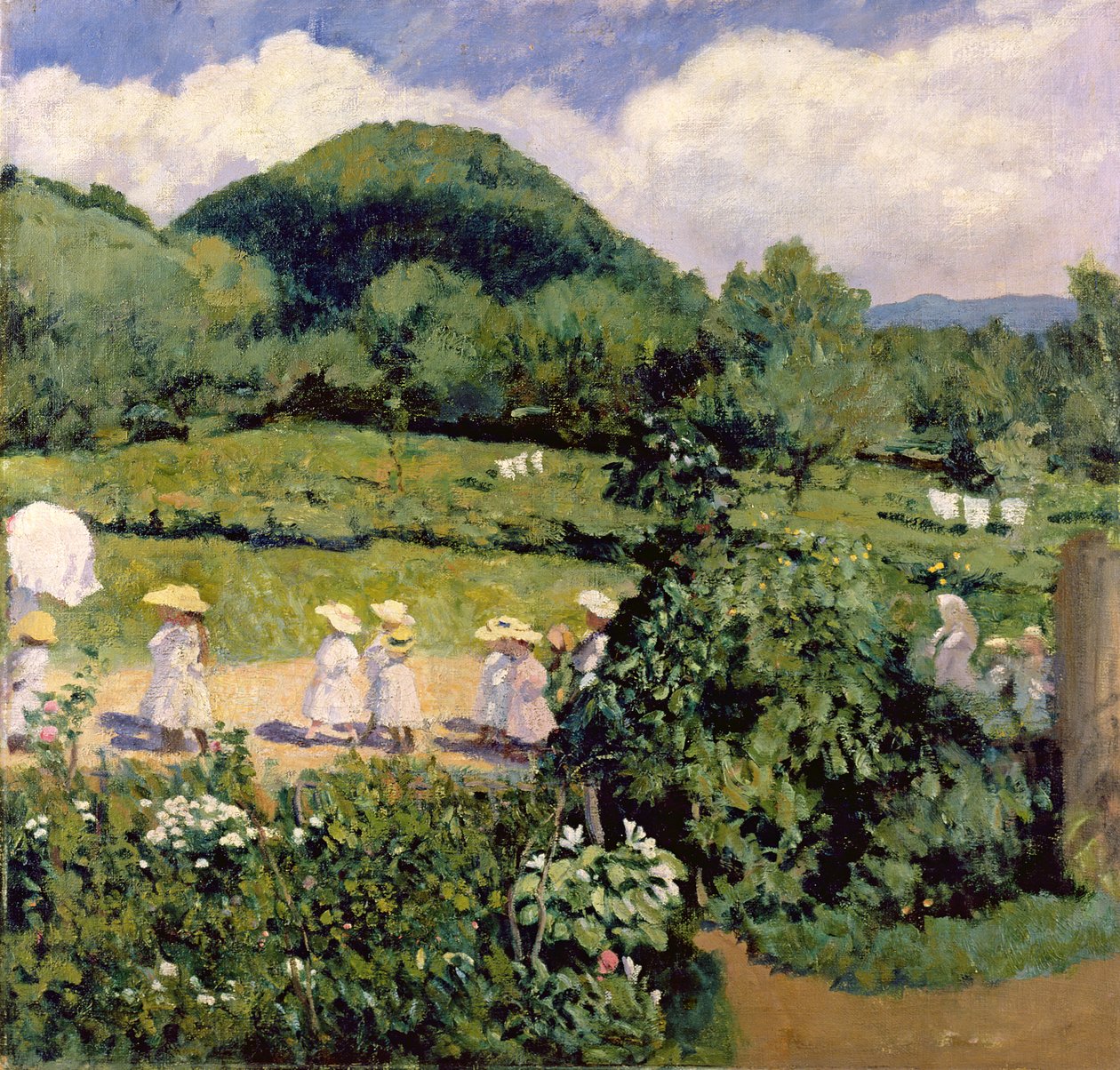 Picnic i maj, sommerdag, 1906 af Károly Ferenczy