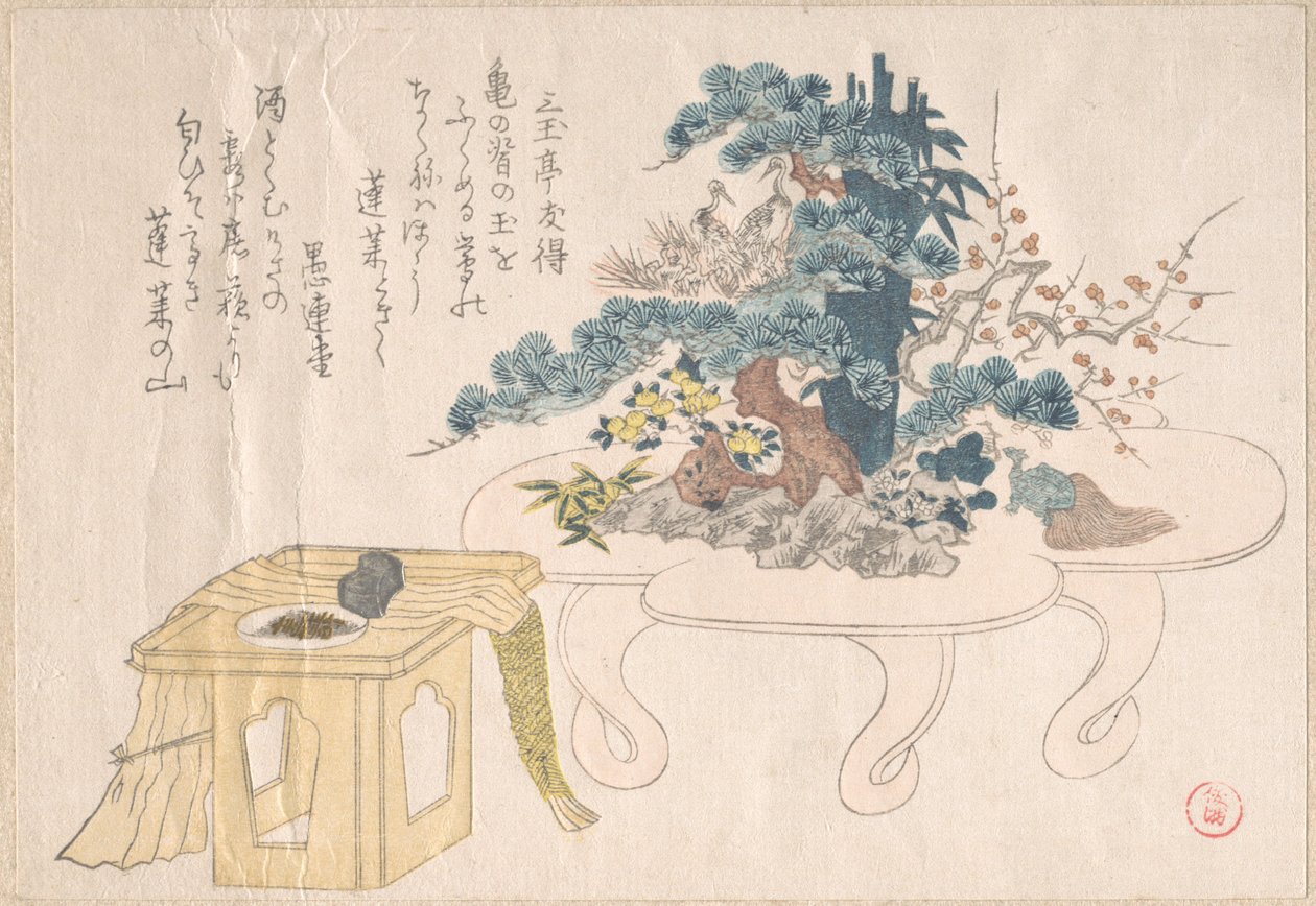 Shimadai og Sambo af Kubo Shunman