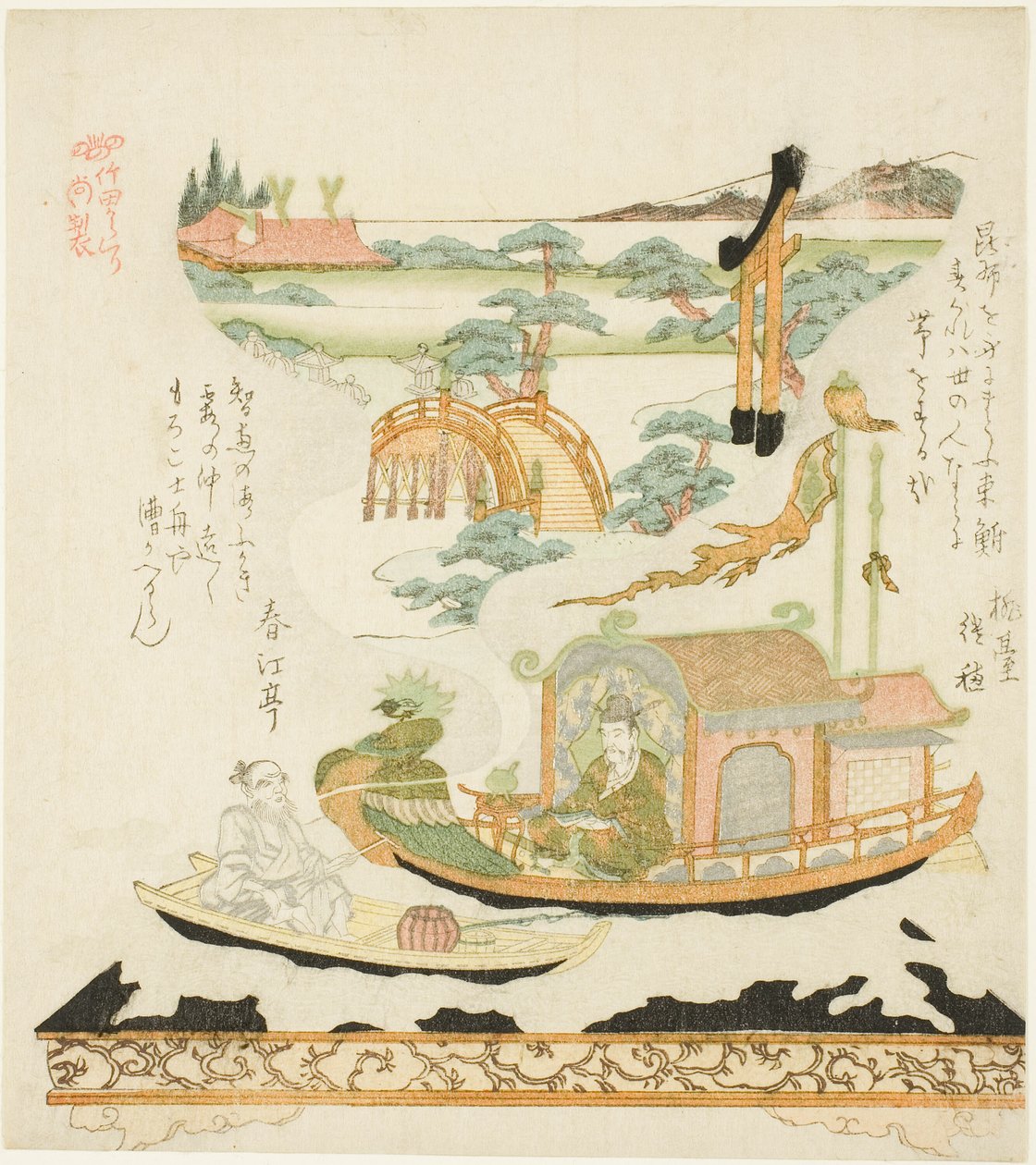 Takeda Mechanika l Dewise (Takeda Karakuri): Hakurakuten af Kubo Shunman
