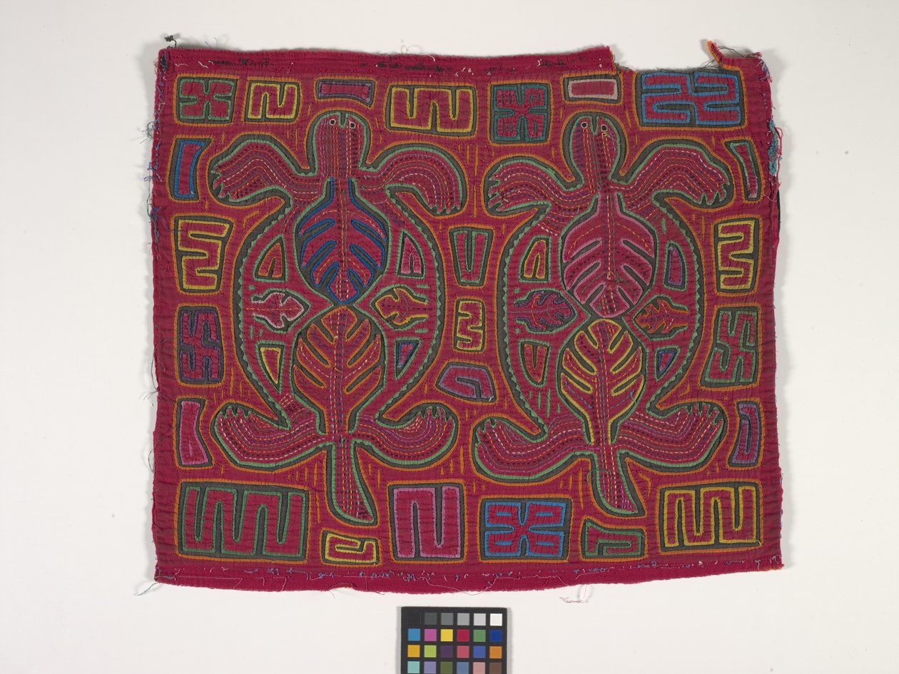 Skjortepanel (Mola) (foto) af Kuna Indian Culture