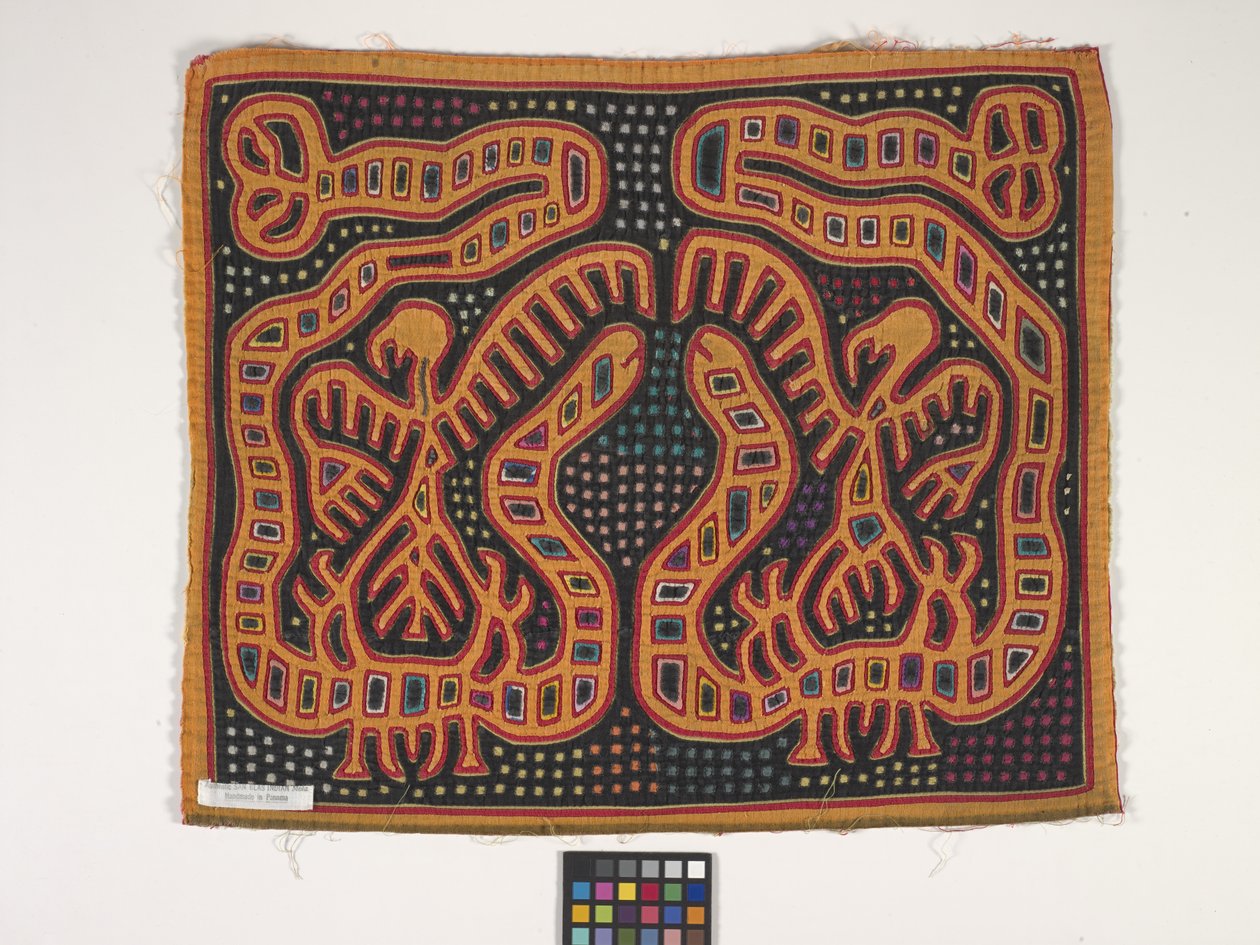 Skjortepanel (Mola) (foto) af Kuna Indian Culture