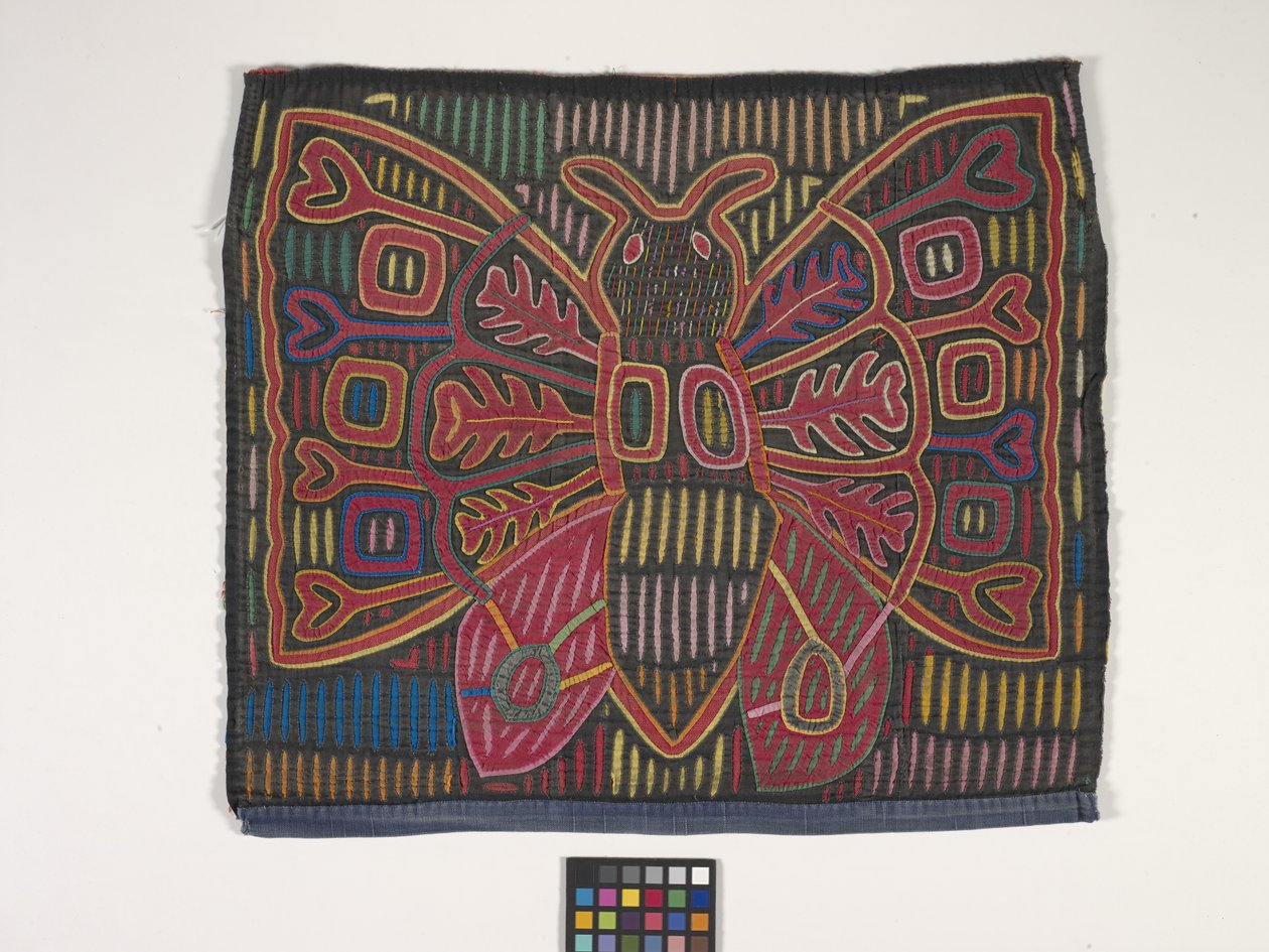 Skjortepanel (Mola) (foto) af Kuna Indian Culture