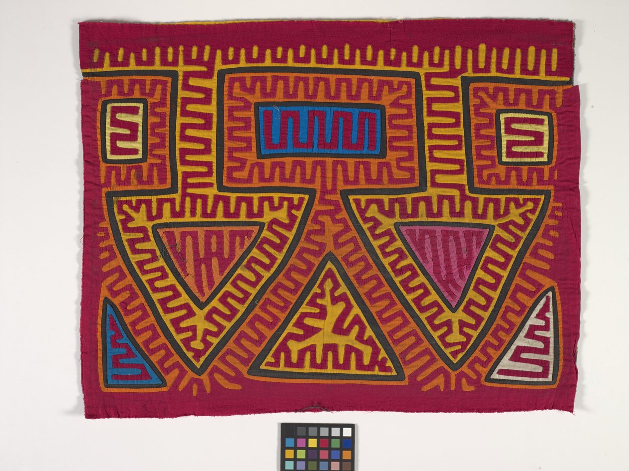 Skjortepanel (Mola) (foto) af Kuna Indian Culture