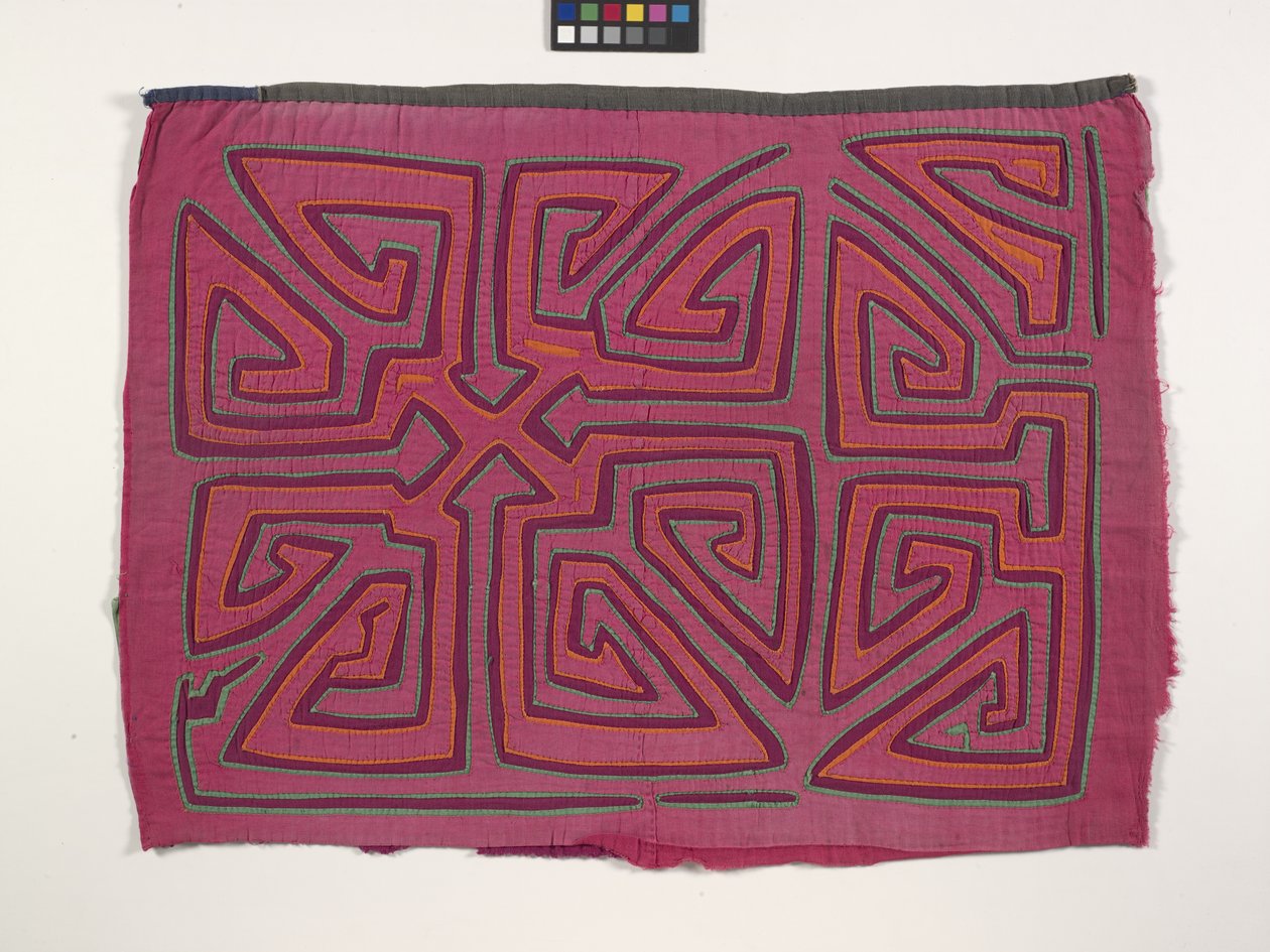 Skjortepanel (Mola) (foto) af Kuna Indian Culture