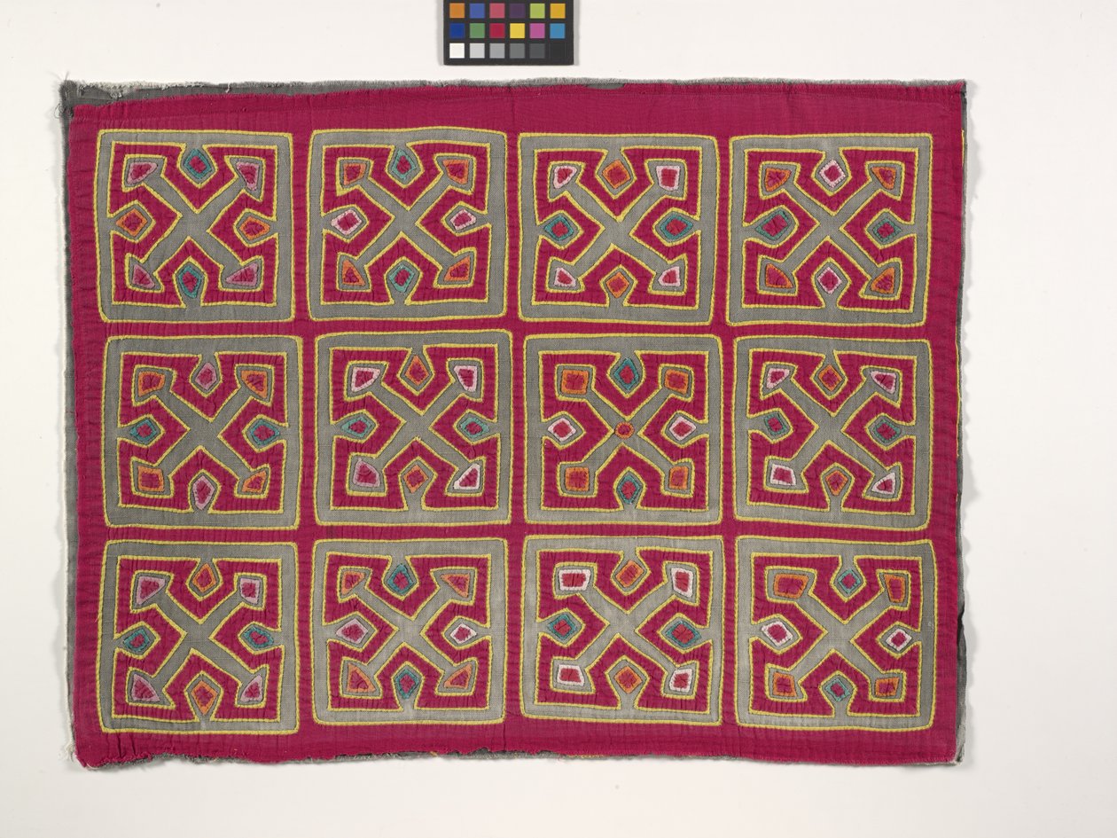 Skjortepanel (Mola) (foto) af Kuna Indian Culture