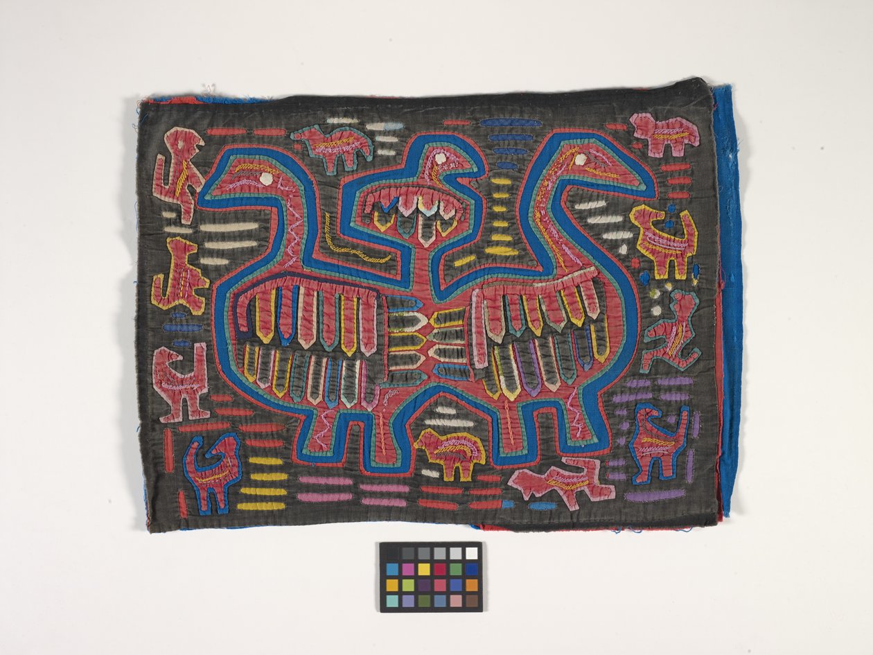 Skjortepanel (Mola) (foto) af Kuna Indian Culture