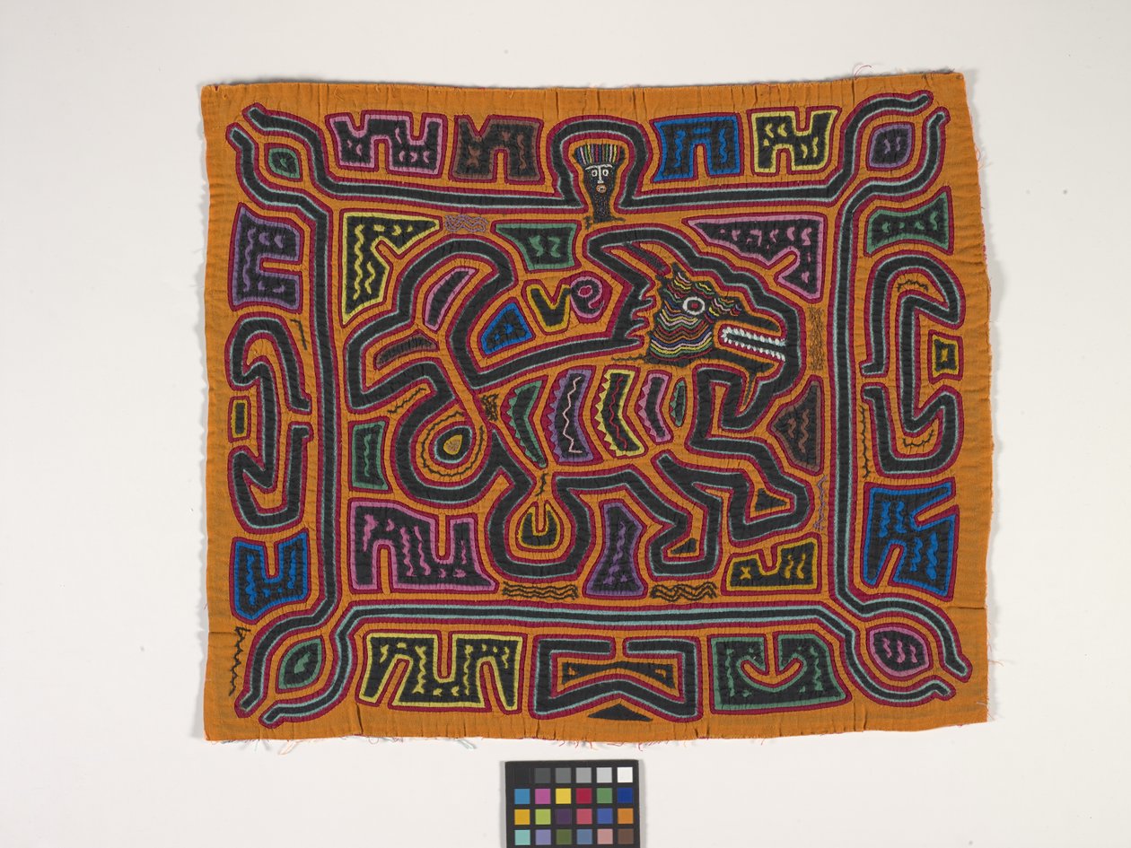 Skjortepanel (Mola) (foto) af Kuna Indian Culture