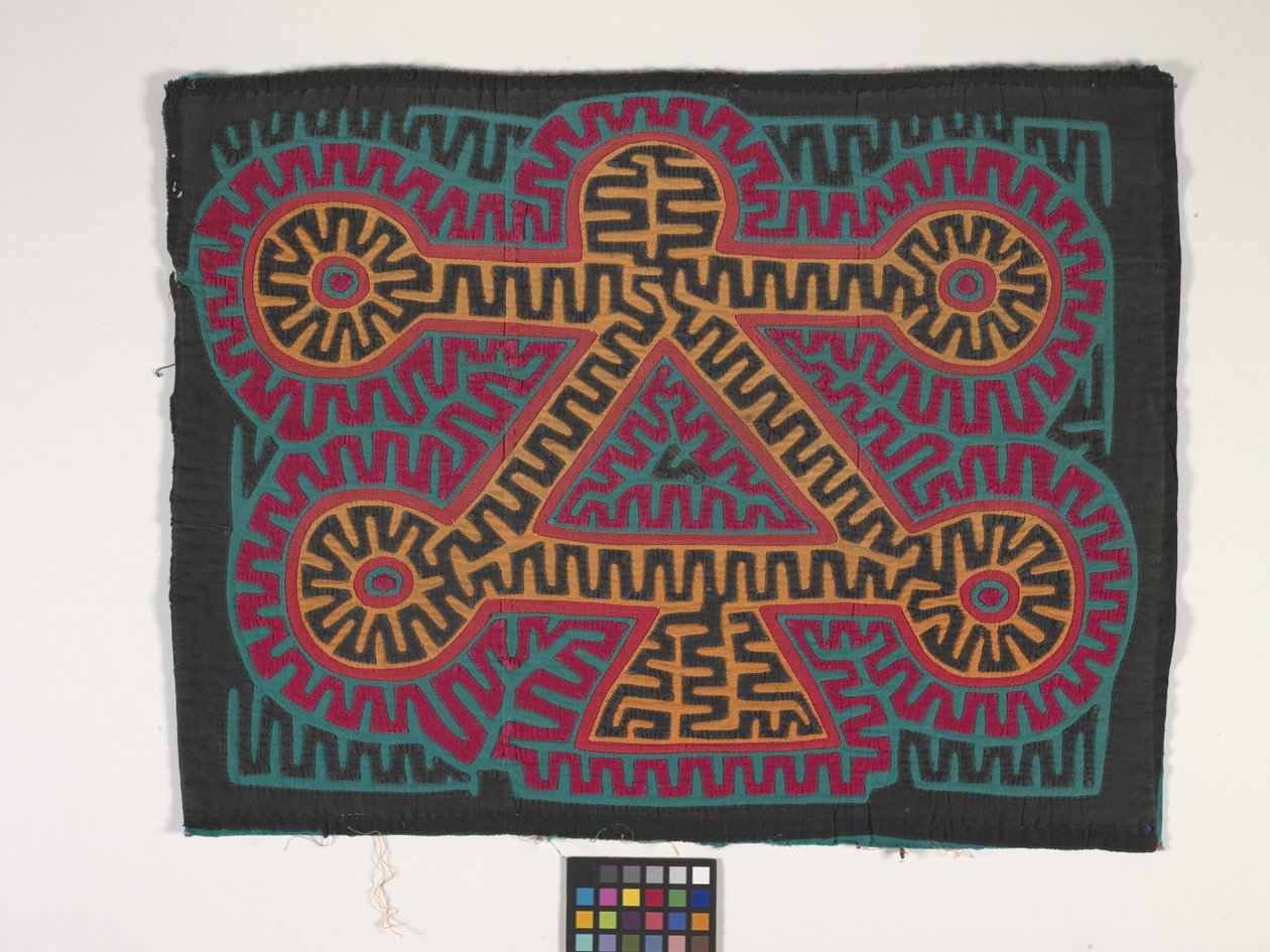 Skjortepanel (Mola) (foto) af Kuna Indian Culture