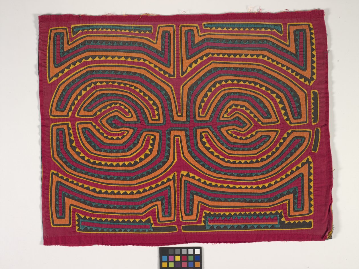 Skjortepanel (Mola) (foto) af Kuna Indian Culture