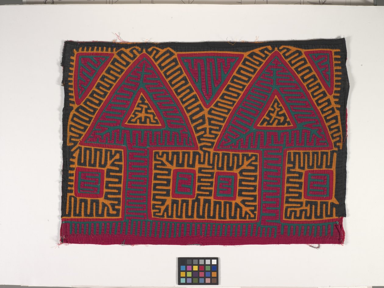 Skjortepanel (Mola) (foto) af Kuna Indian Culture