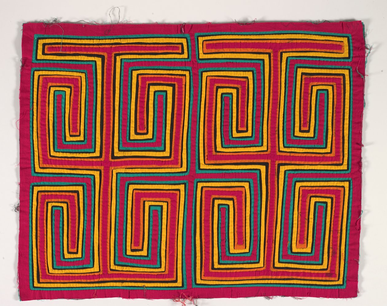 Skjortepanel (mola), ca. 1950 (påført bomuld) af Kuna Indian Culture