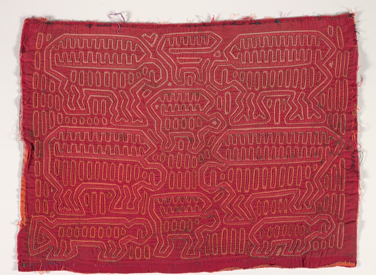 Skjortepanel (mola), ca. 1950 (påført bomuld) af Kuna Indian Culture