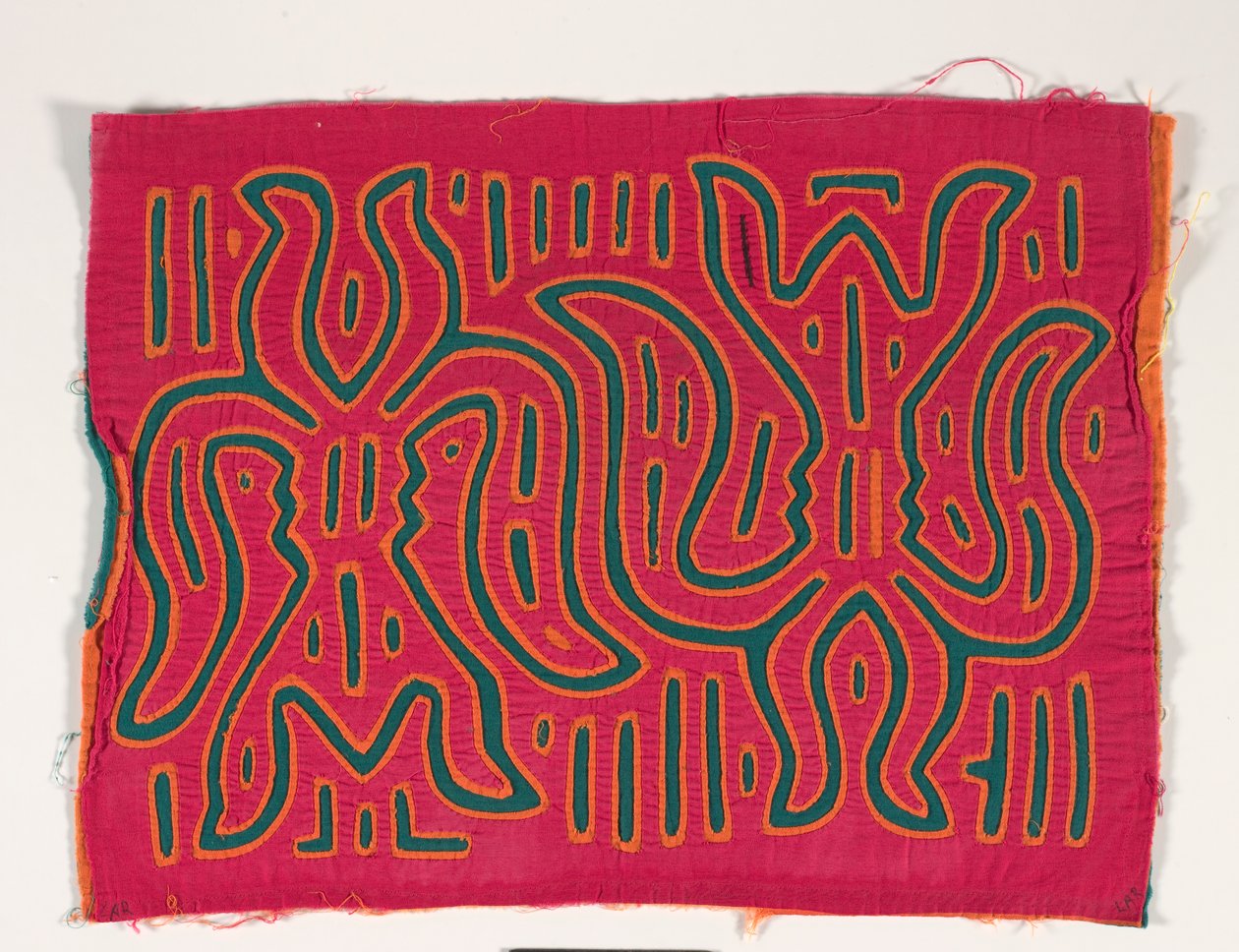 Skjortepanel (mola), ca. 1950 (påført bomuld) af Kuna Indian Culture