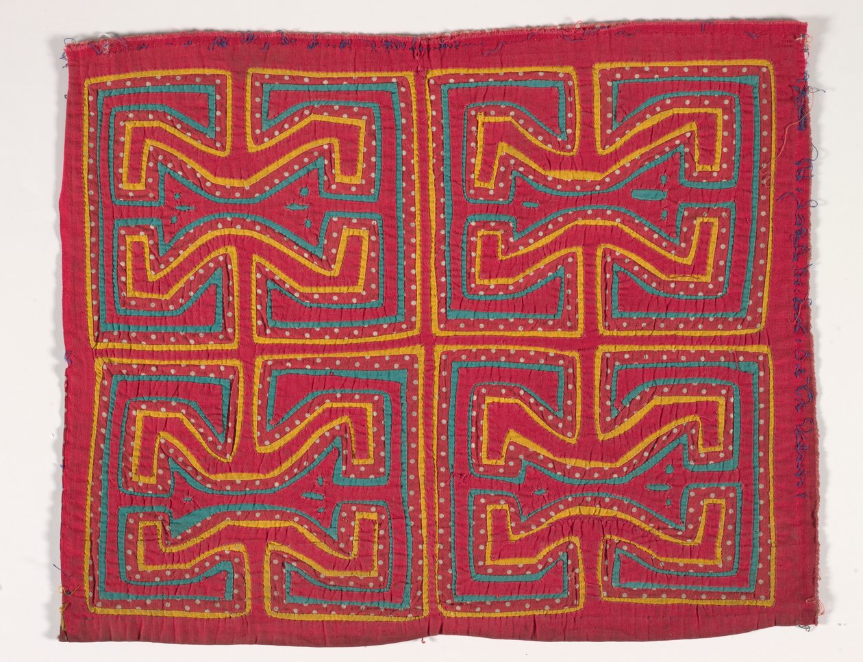 Skjortepanel (mola), ca. 1950 (påført bomuld) af Kuna Indian Culture