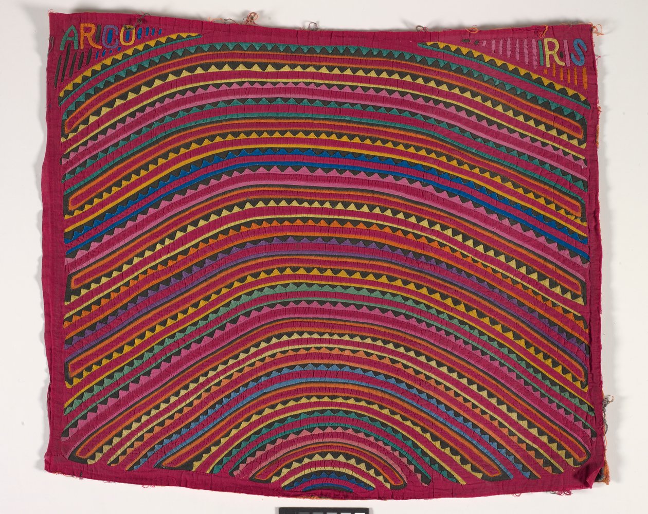 Skjortepanel (mola) (påført bomuld) af Kuna Indian Culture
