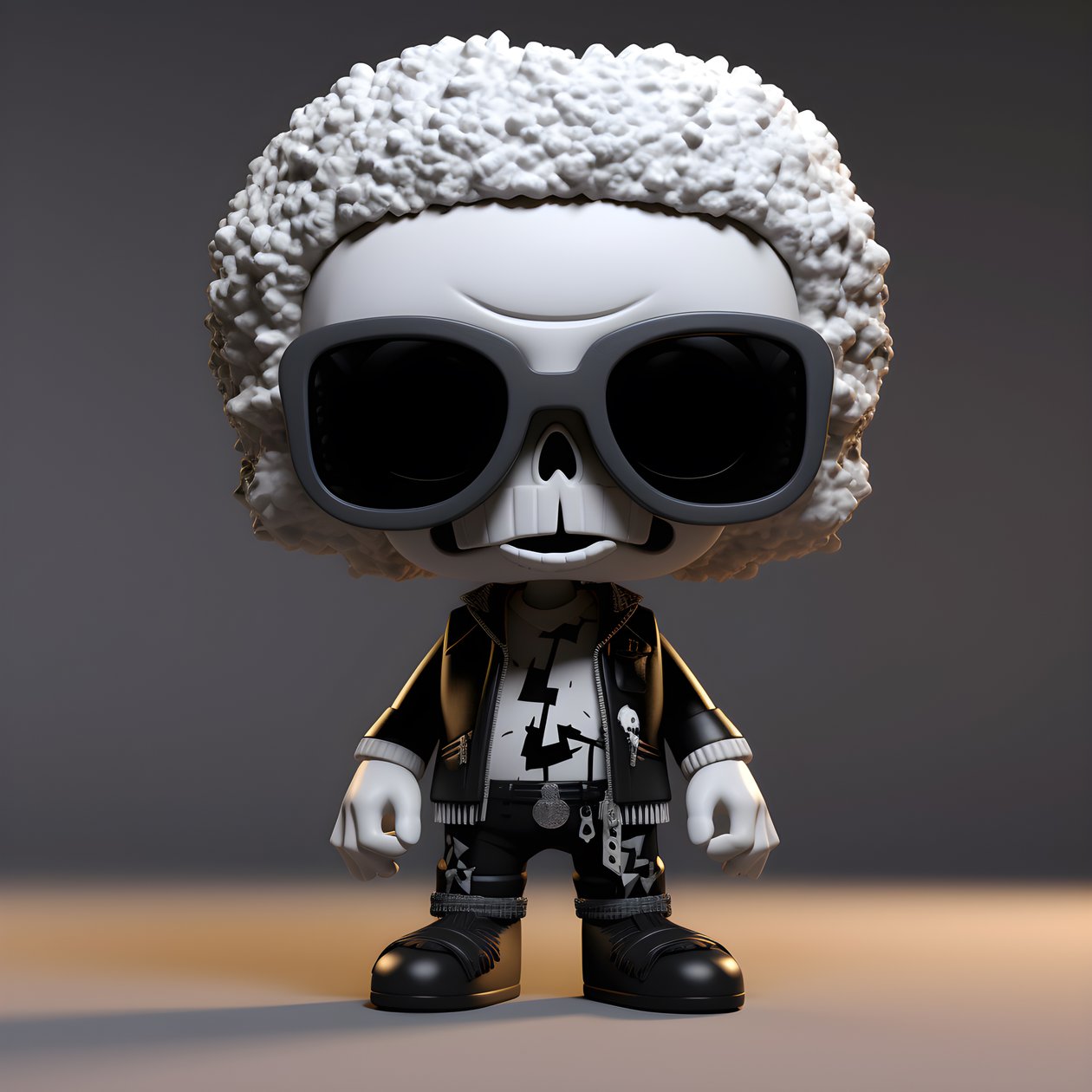 Chibi lille skelet 1 af Kurt Heppke