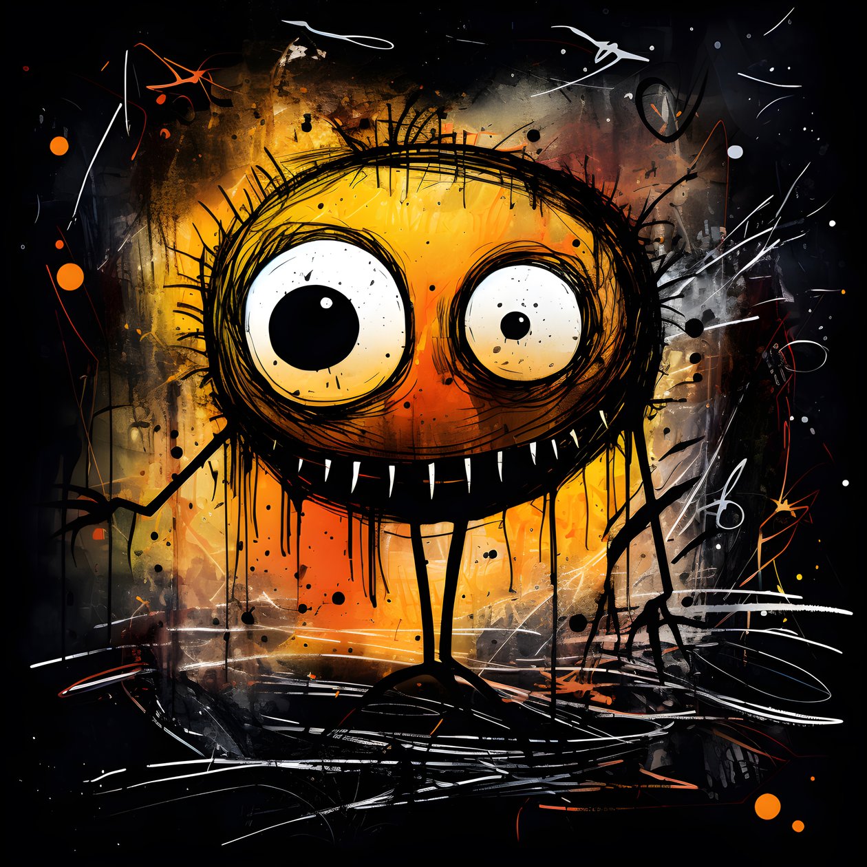 Halloween-monster 1 af Kurt Heppke