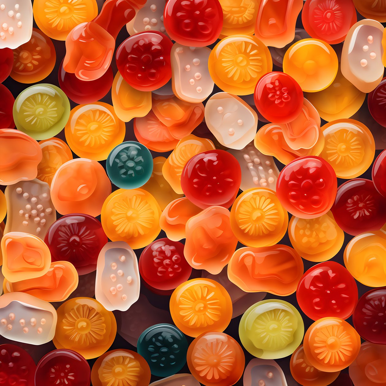 Mønster af Jelly Candies 1 af Kurt Heppke