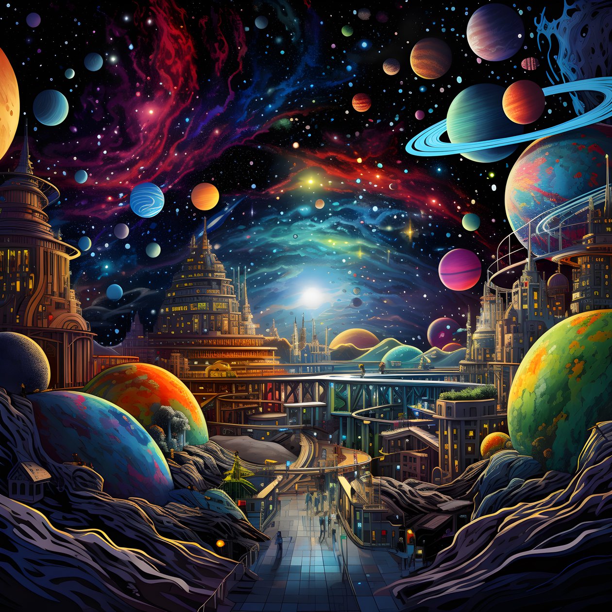 Planetaario avaruudessa 1 af Kurt Heppke