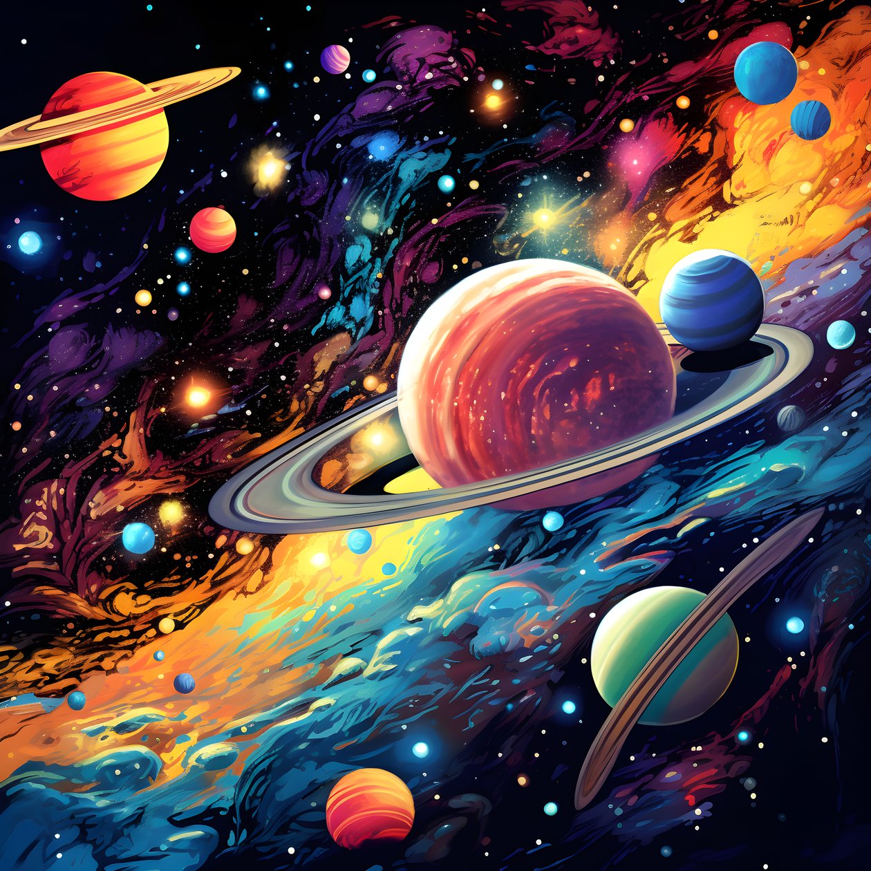 Planetarium i rummet 3 af Kurt Heppke