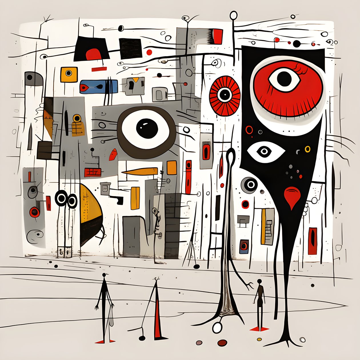 Surrealistisia kuvituksia Joan Miró. 4 af Kurt Heppke