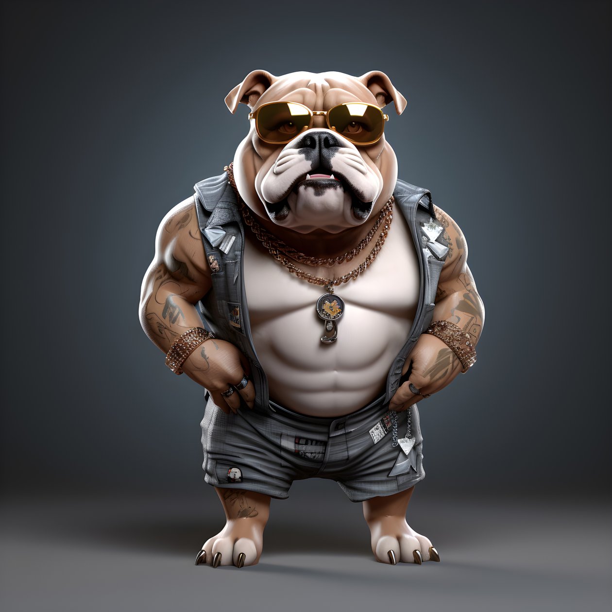 engelsk bulldog 2 af Kurt Heppke