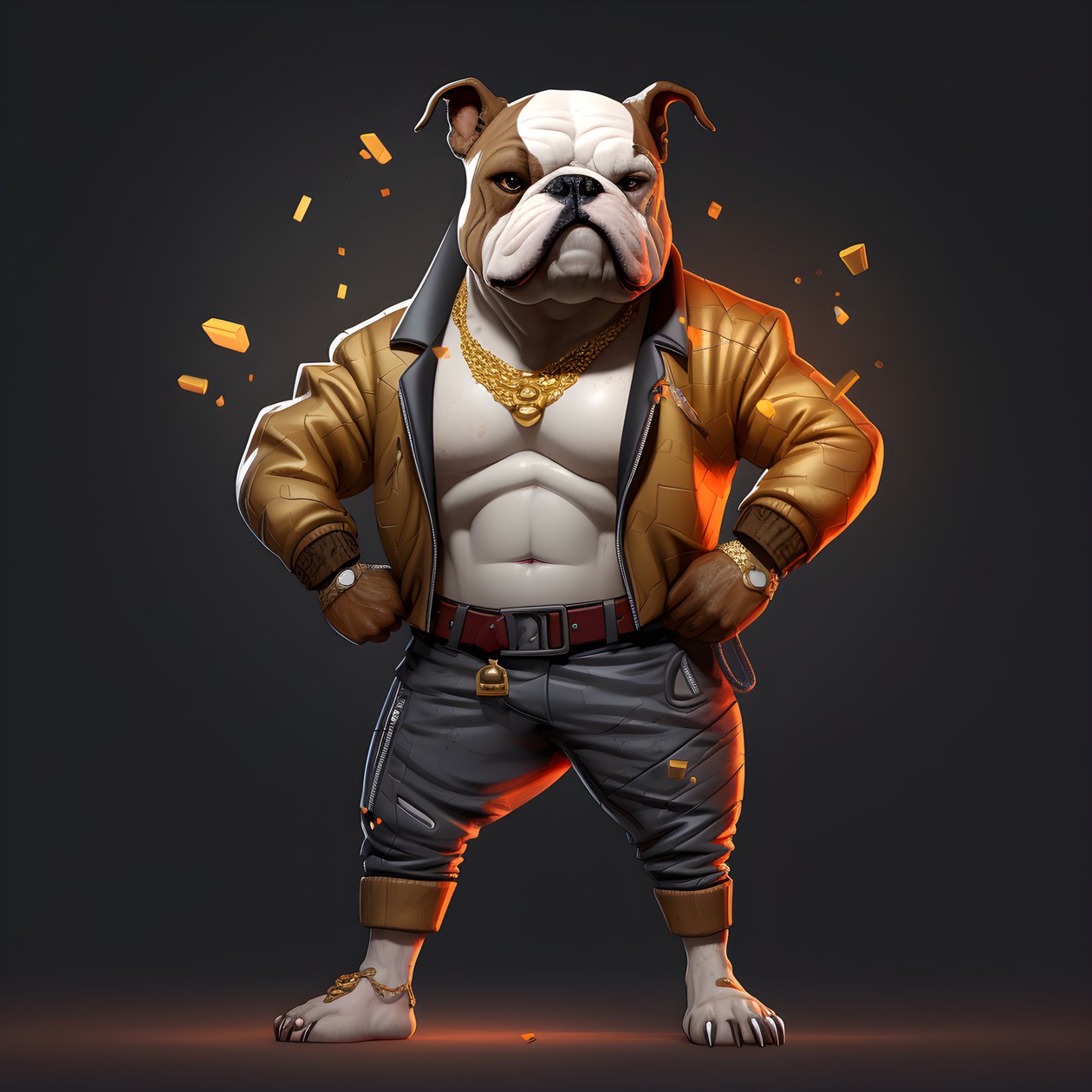 engelsk bulldog 4 af Kurt Heppke