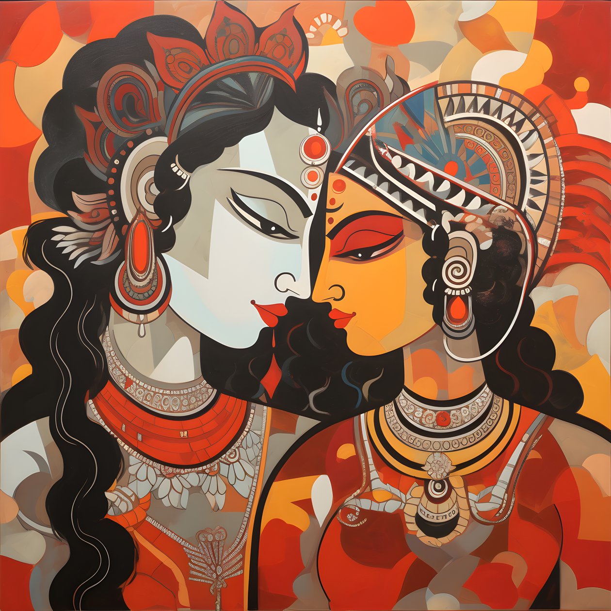 krishna & rupa 4 af Kurt Heppke
