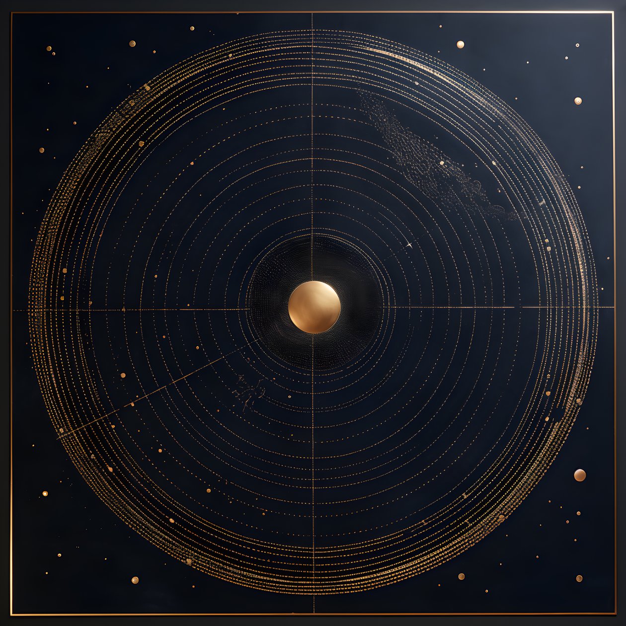 minimalistisk astronomi 1 af Kurt Heppke