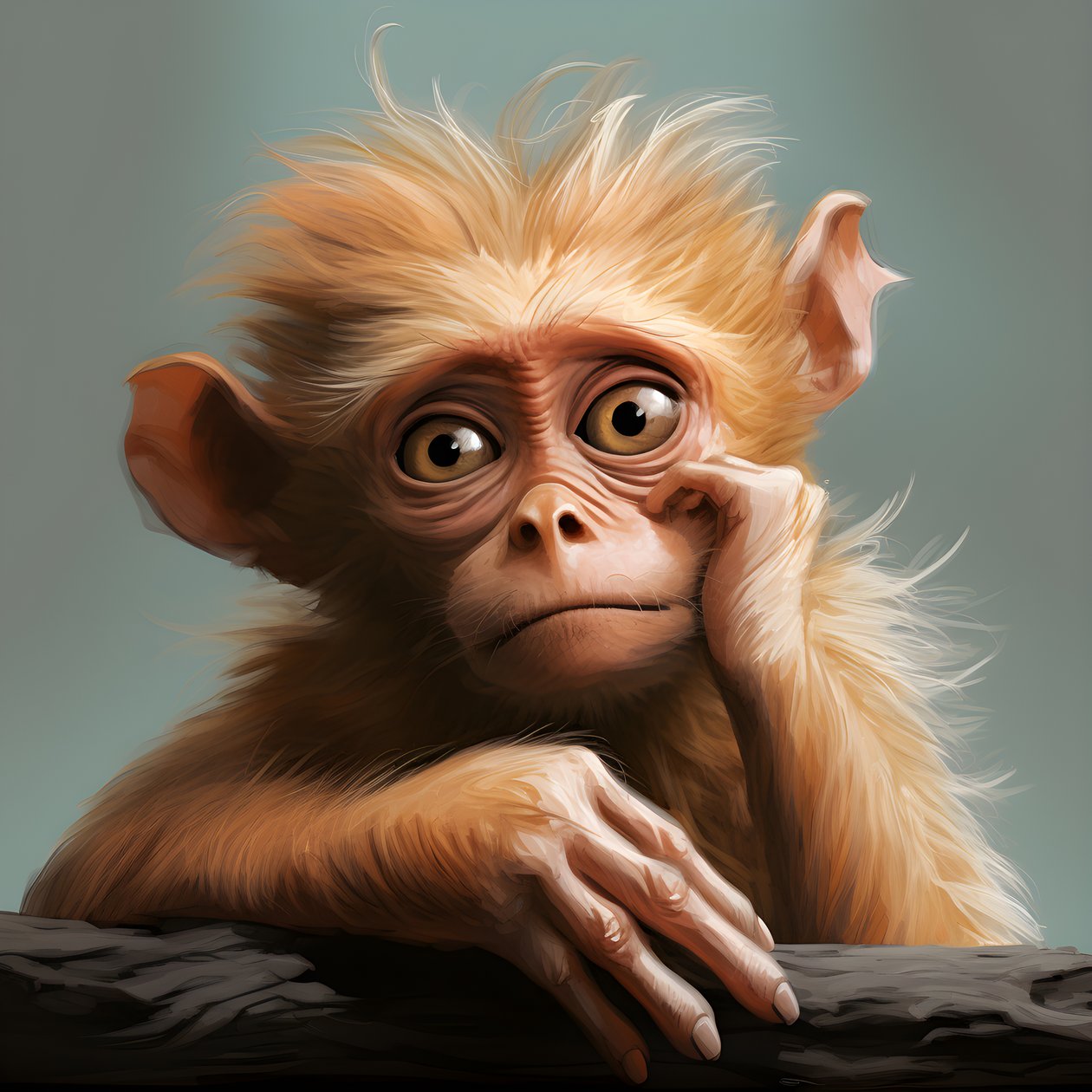 dette er en tegning af en joeyabe med et øje i stil med følelsesladede surrealistiske karakterstudier, farvelagte, eftertænksomme positurer, topcor 58mm f/1.4, karikaturlignende illustrationer, #vfxfriday, solarizing master 2 af Kurt Heppke