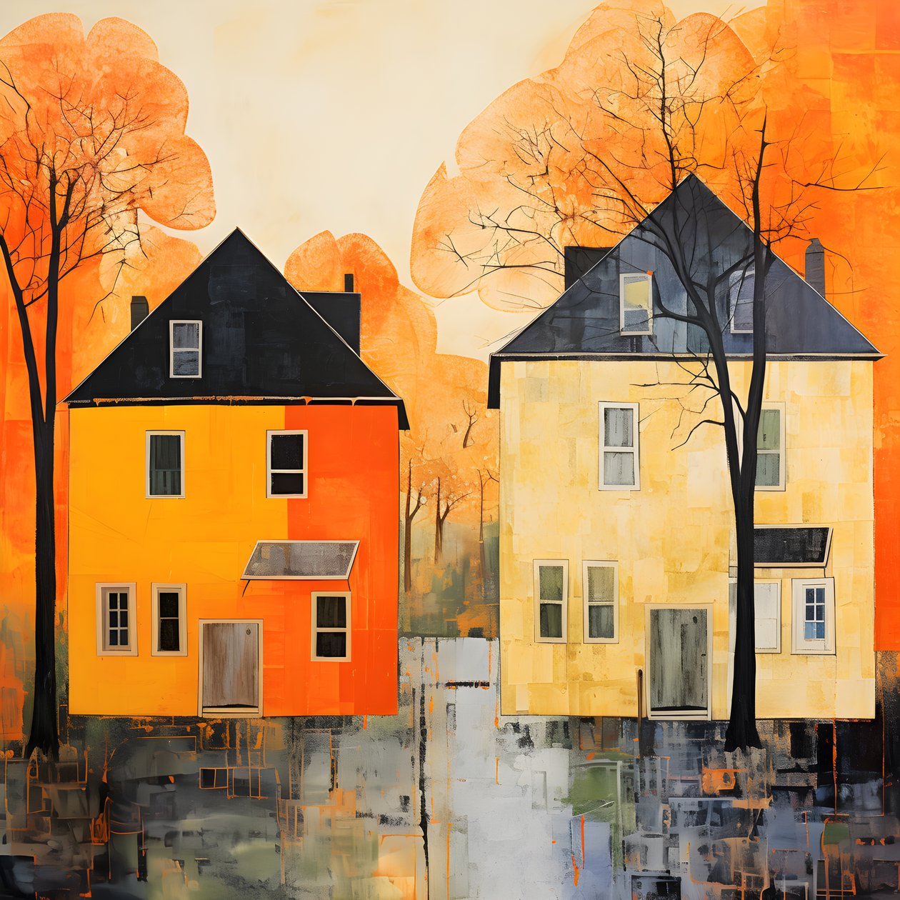 to orange huse 2 af Kurt Heppke
